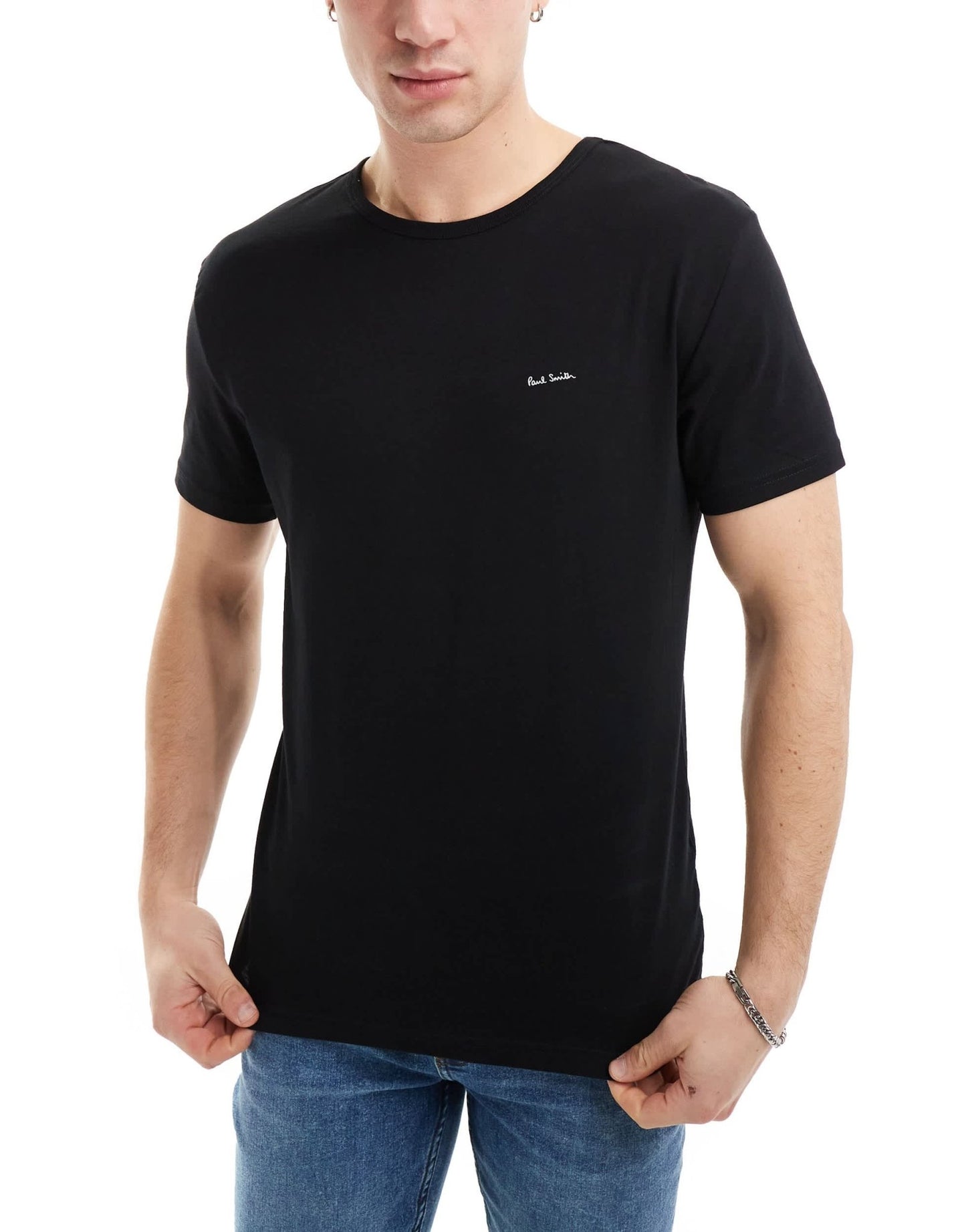 Paul Smith 3 pack loungewear t-shirts with logo in black - ASOS Sample Sale EU Store