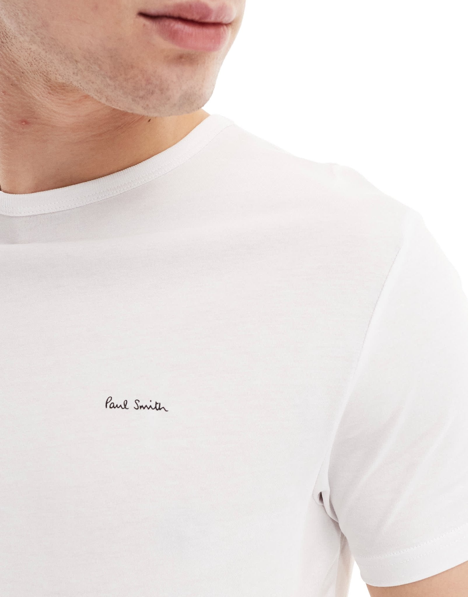 Paul Smith 3 pack loungewear t-shirts with logo in white - ASOS Sample Sale EU Store