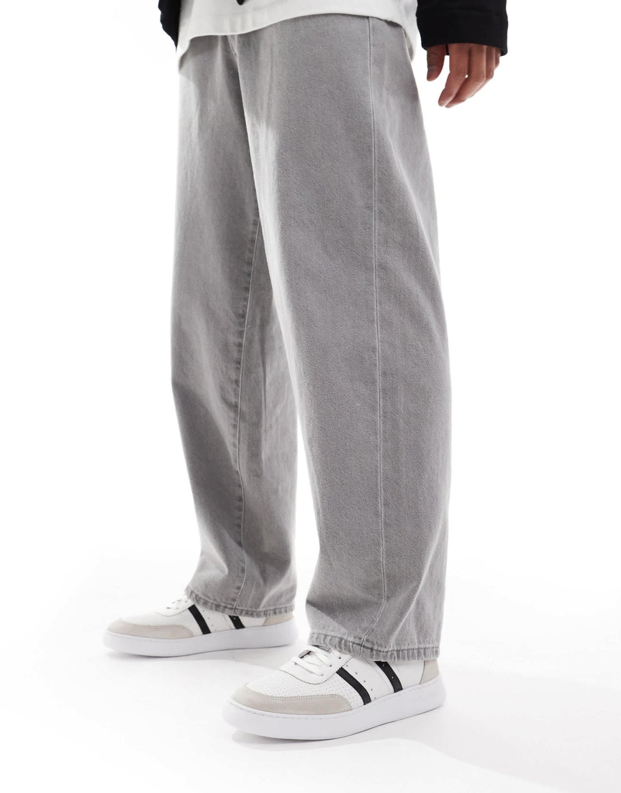 Paul Smith leather logo trainers with side stripe in white - ASOS Sample Sale EU Store
