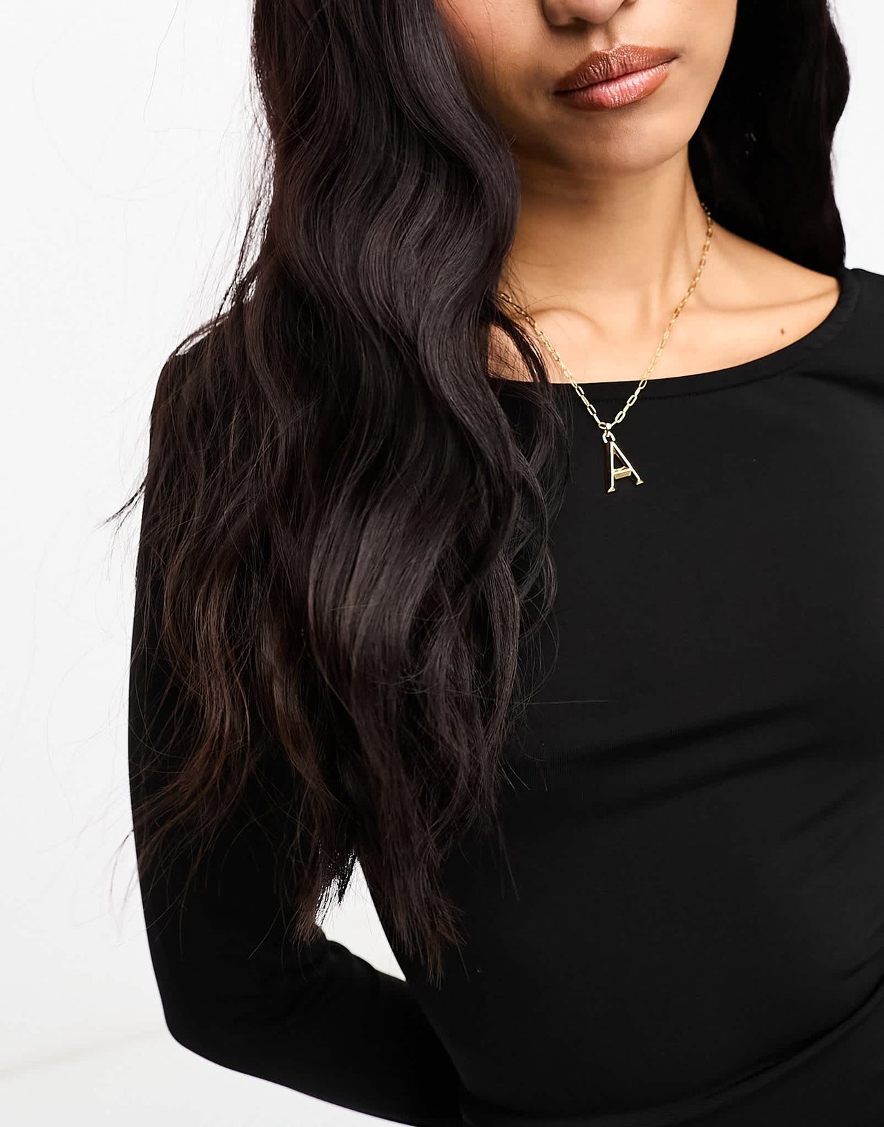 Pieces open back top in black - ASOS Sample Sale EU Store