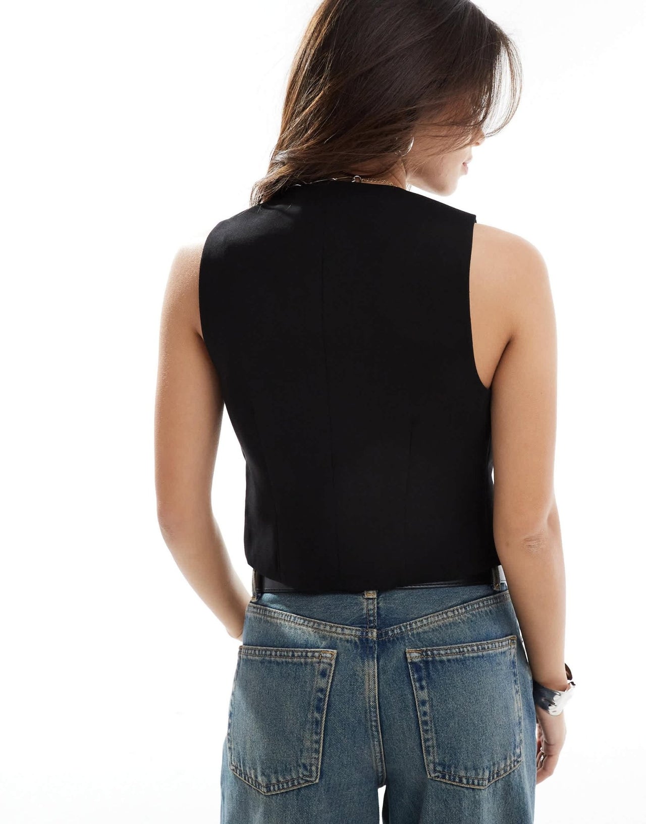 Pimkie tailored waistcoat in black - ASOS Sample Sale EU Store