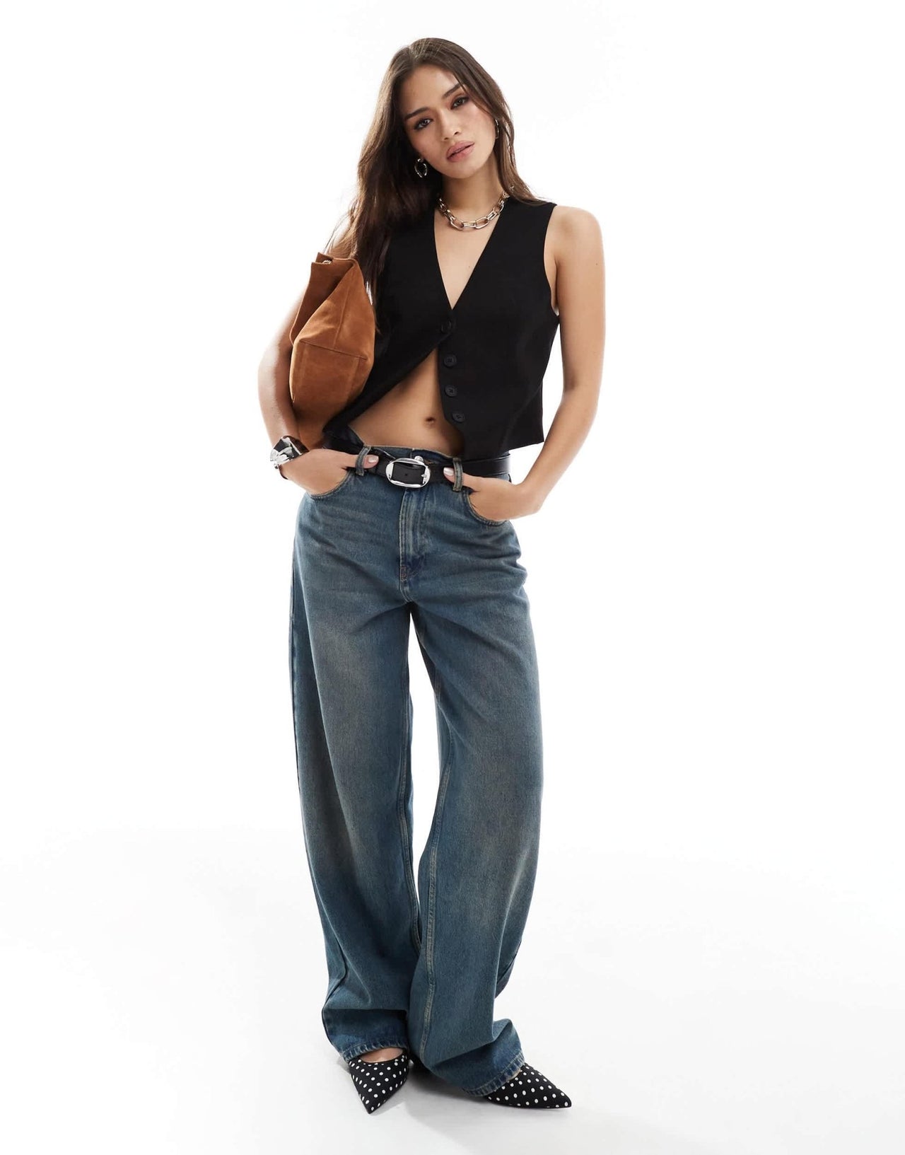 Pimkie tailored waistcoat in black - ASOS Sample Sale EU Store