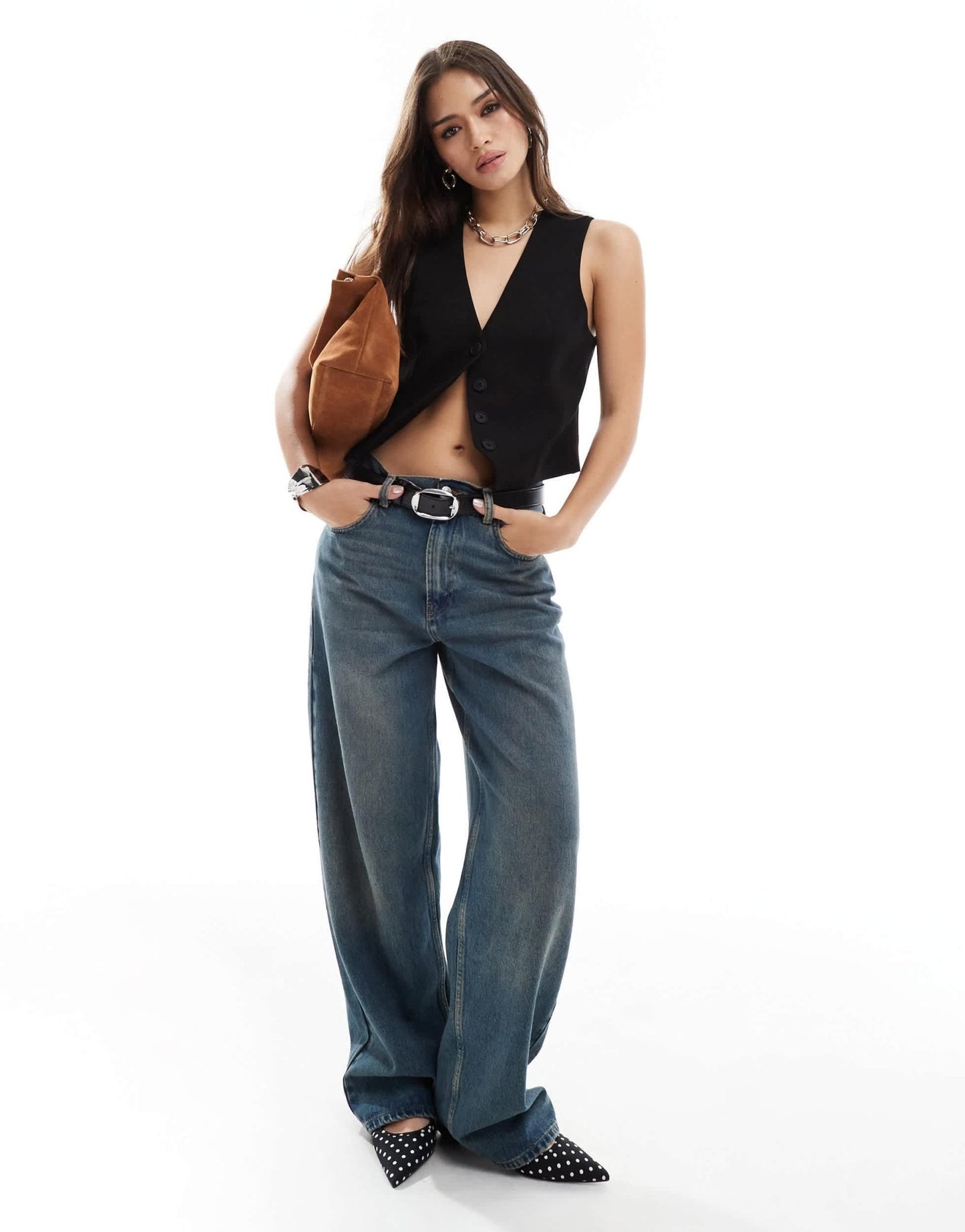 Pimkie tailored waistcoat in black - ASOS Sample Sale EU Store