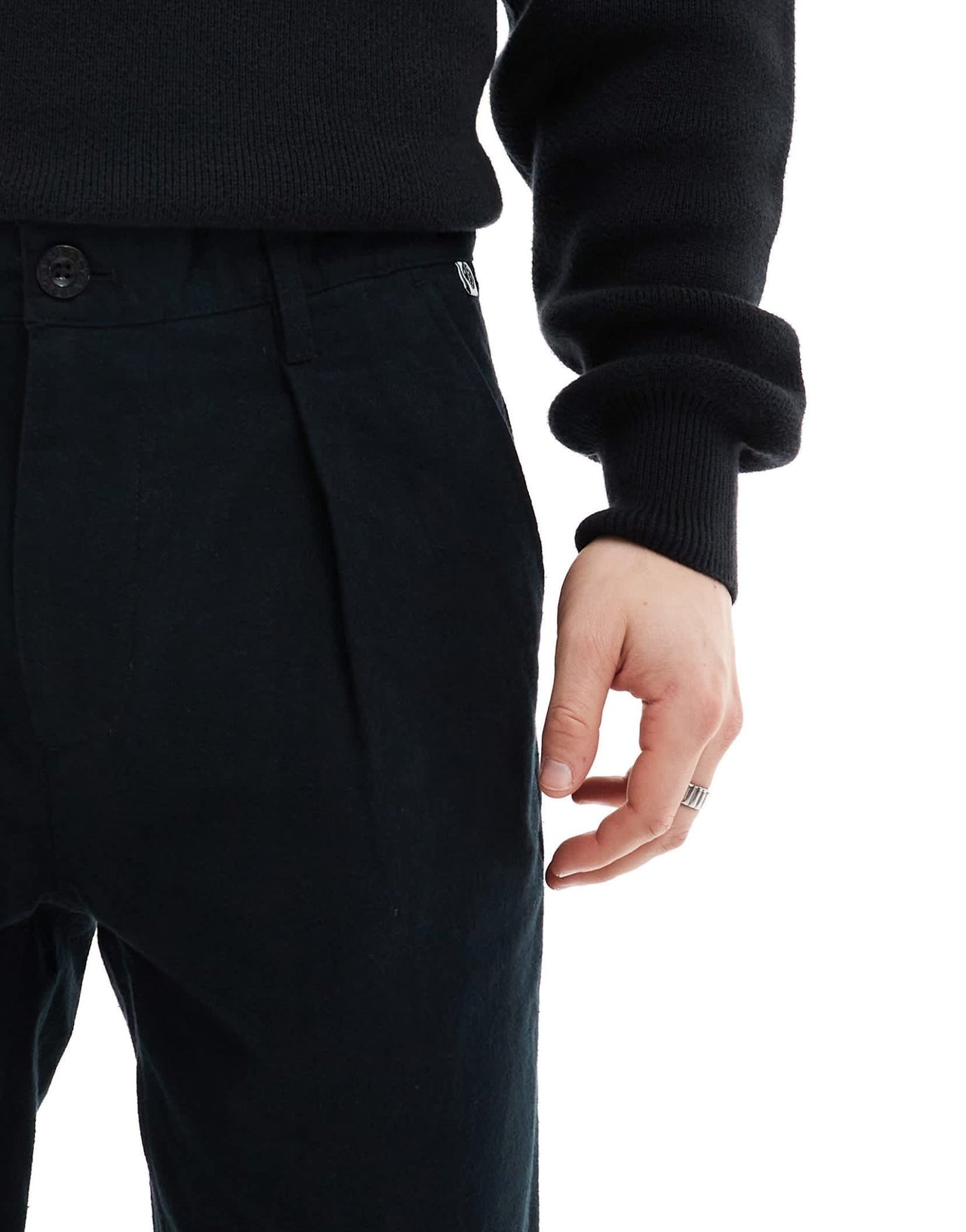 Pretty Green libertine trousers in black - ASOS Sample Sale EU Store