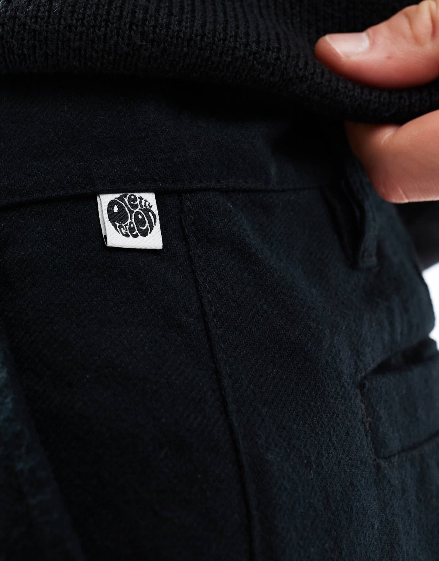 Pretty Green libertine trousers in black - ASOS Sample Sale EU Store