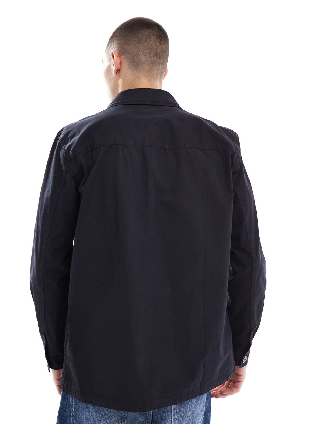 Pretty Green overshirt in black - ASOS Sample Sale EU Store