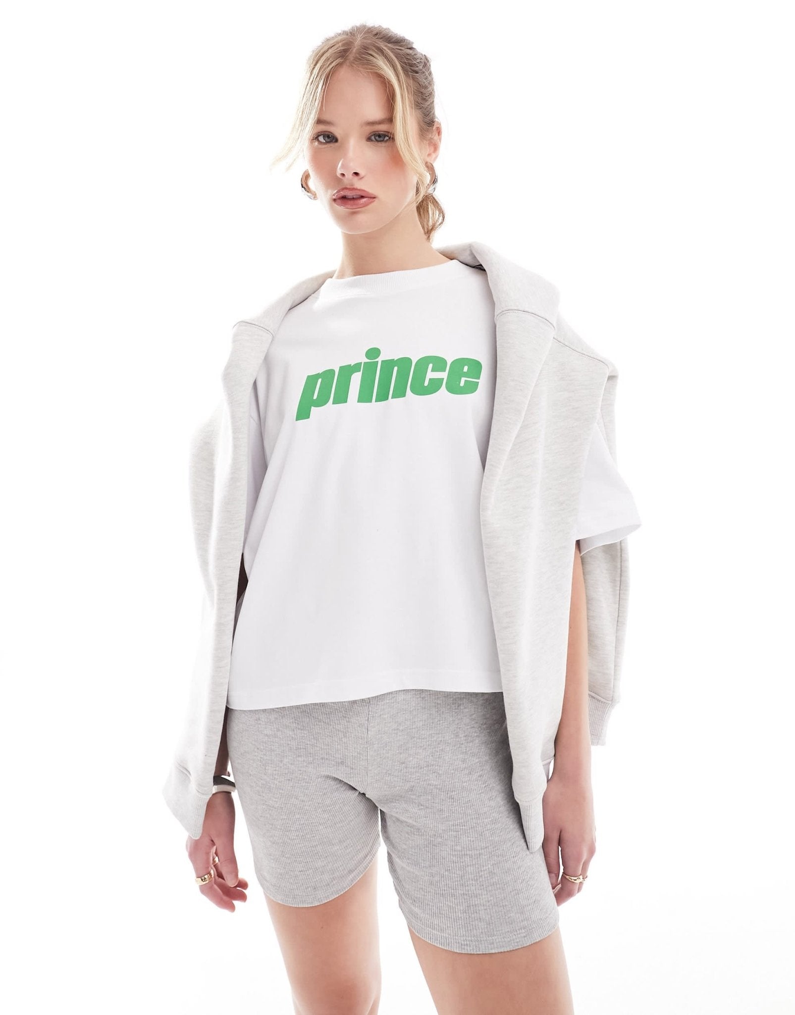 Prince branded t-shirt with logo in white - ASOS Sample Sale EU Store