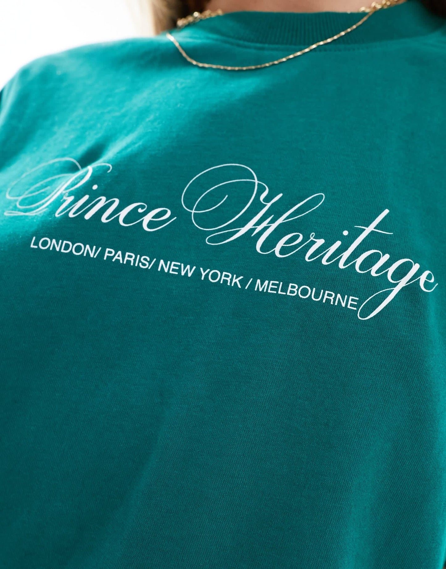 Prince co - ord heritage t-shirt in dark green - ASOS Sample Sale EU Store