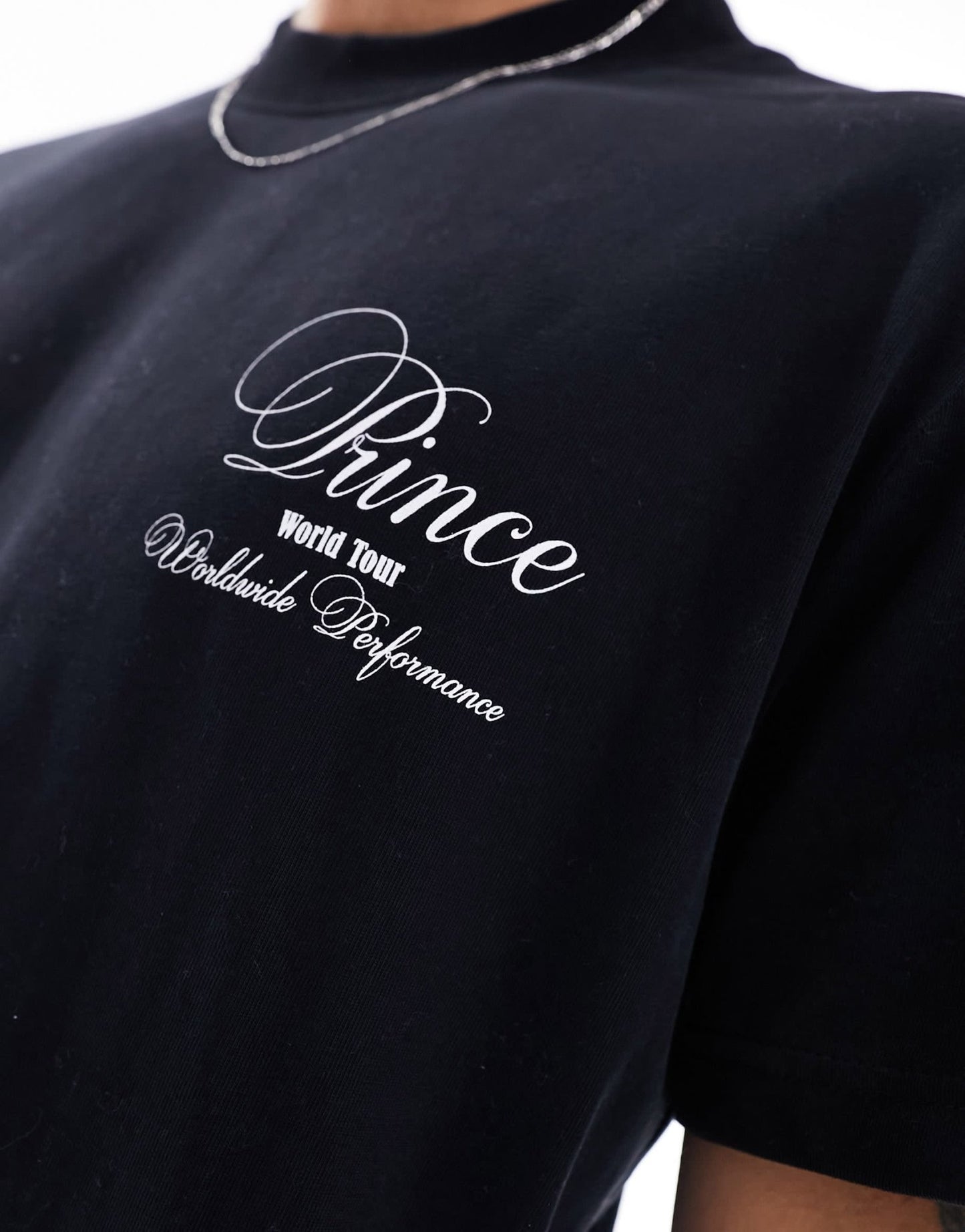 Prince vintage print graphic t-shirt in black - ASOS Sample Sale EU Store