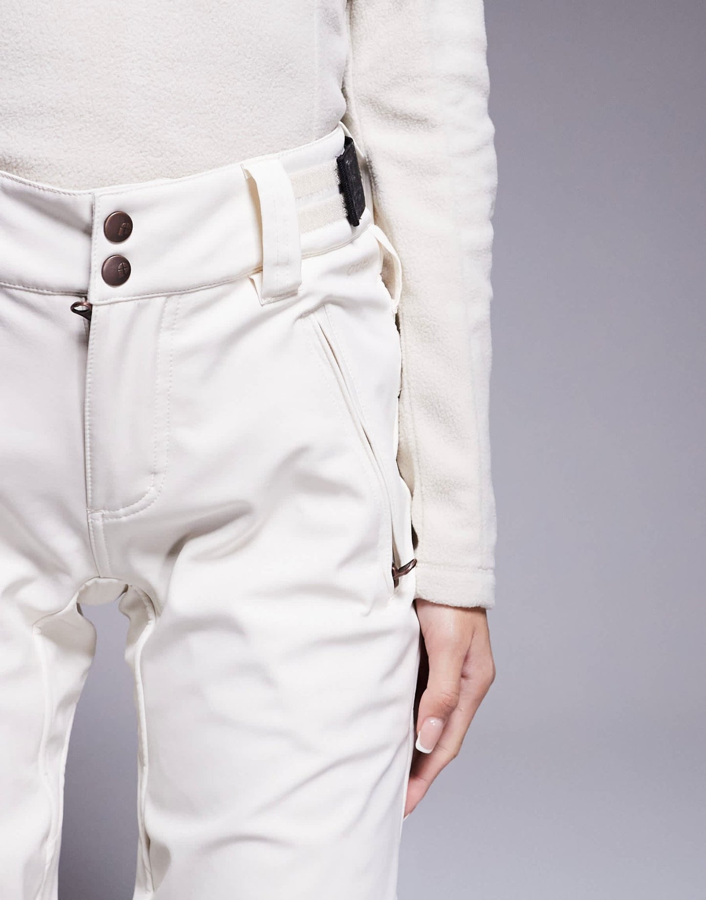 Protest Prtrelole slim fit stretch softshell snowpants in off white - ASOS Sample Sale EU Store