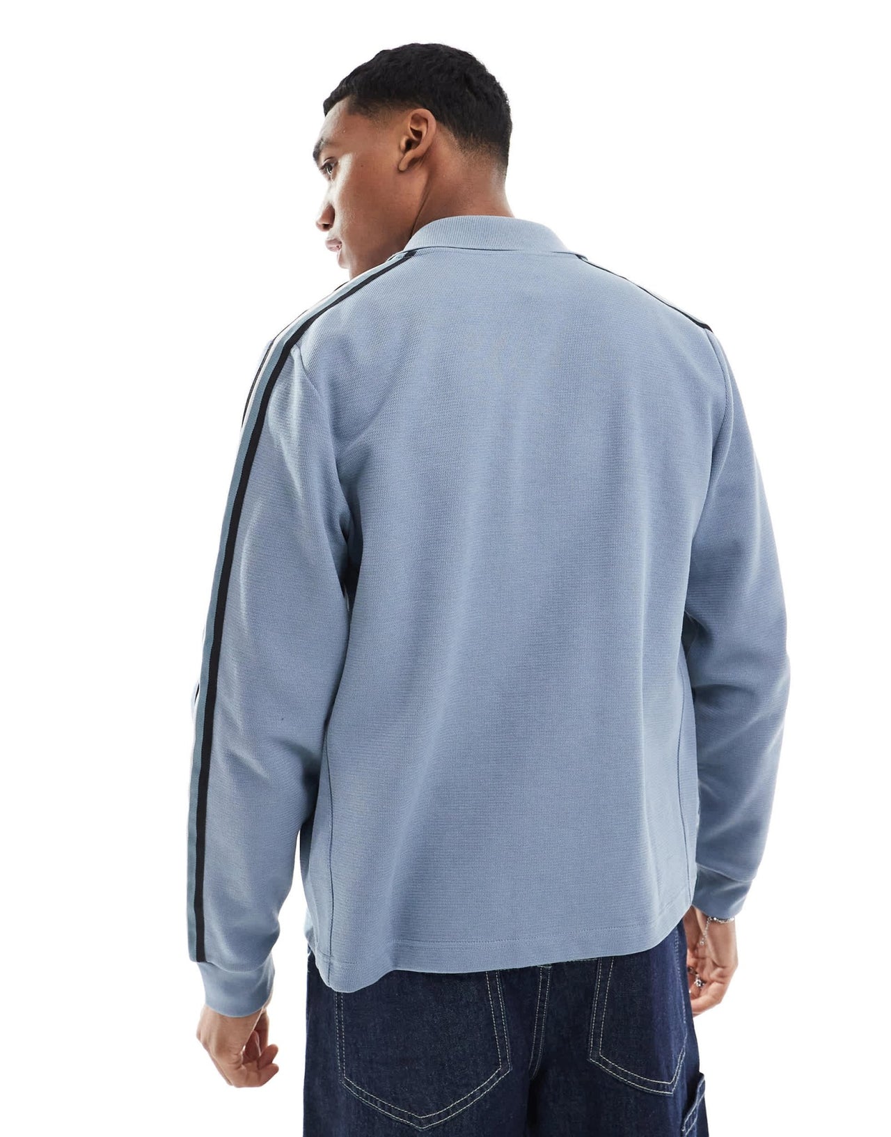PS Paul Smith button through polo cardiagn in blue - ASOS Sample Sale EU Store