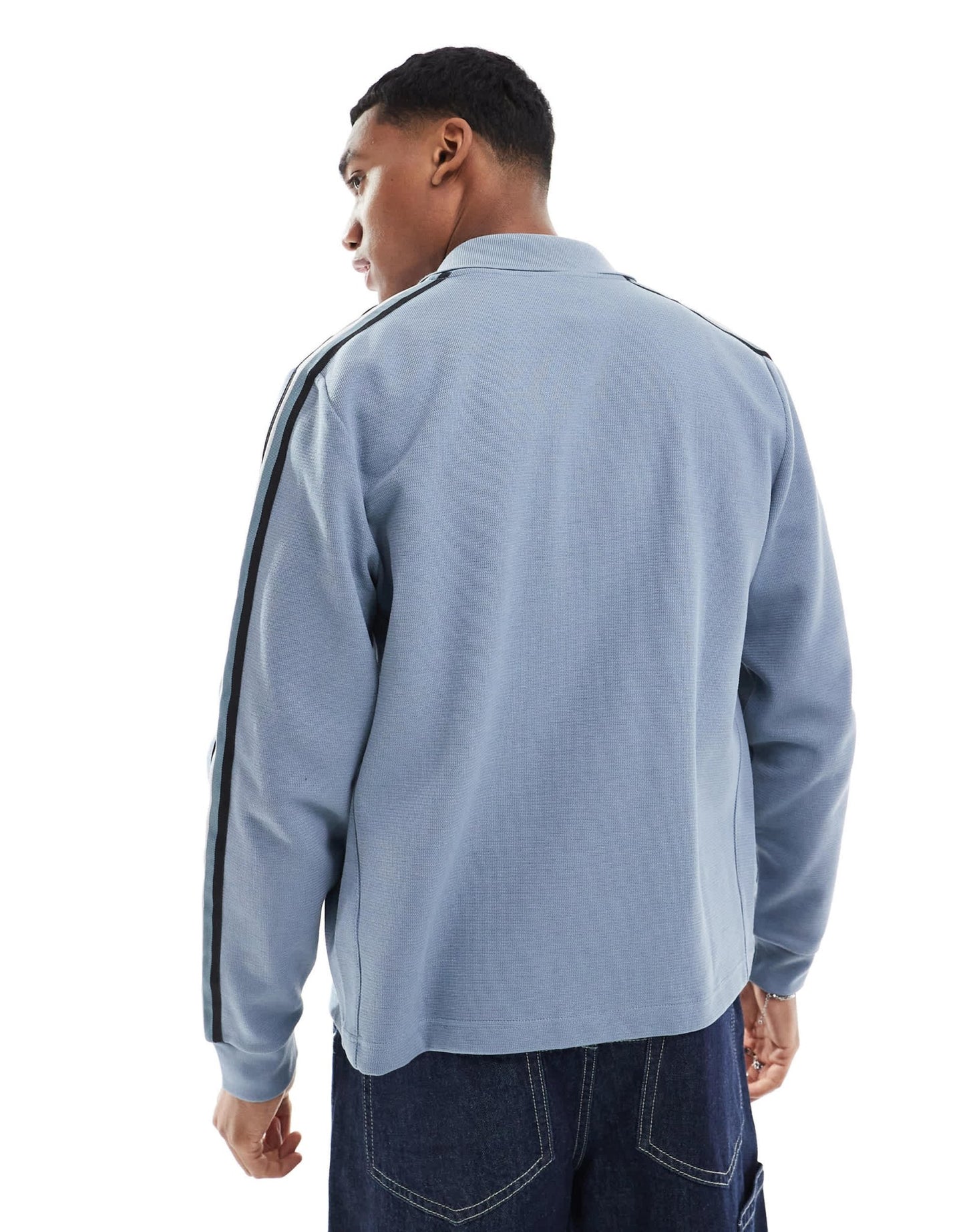 PS Paul Smith button through polo cardiagn in blue - ASOS Sample Sale EU Store