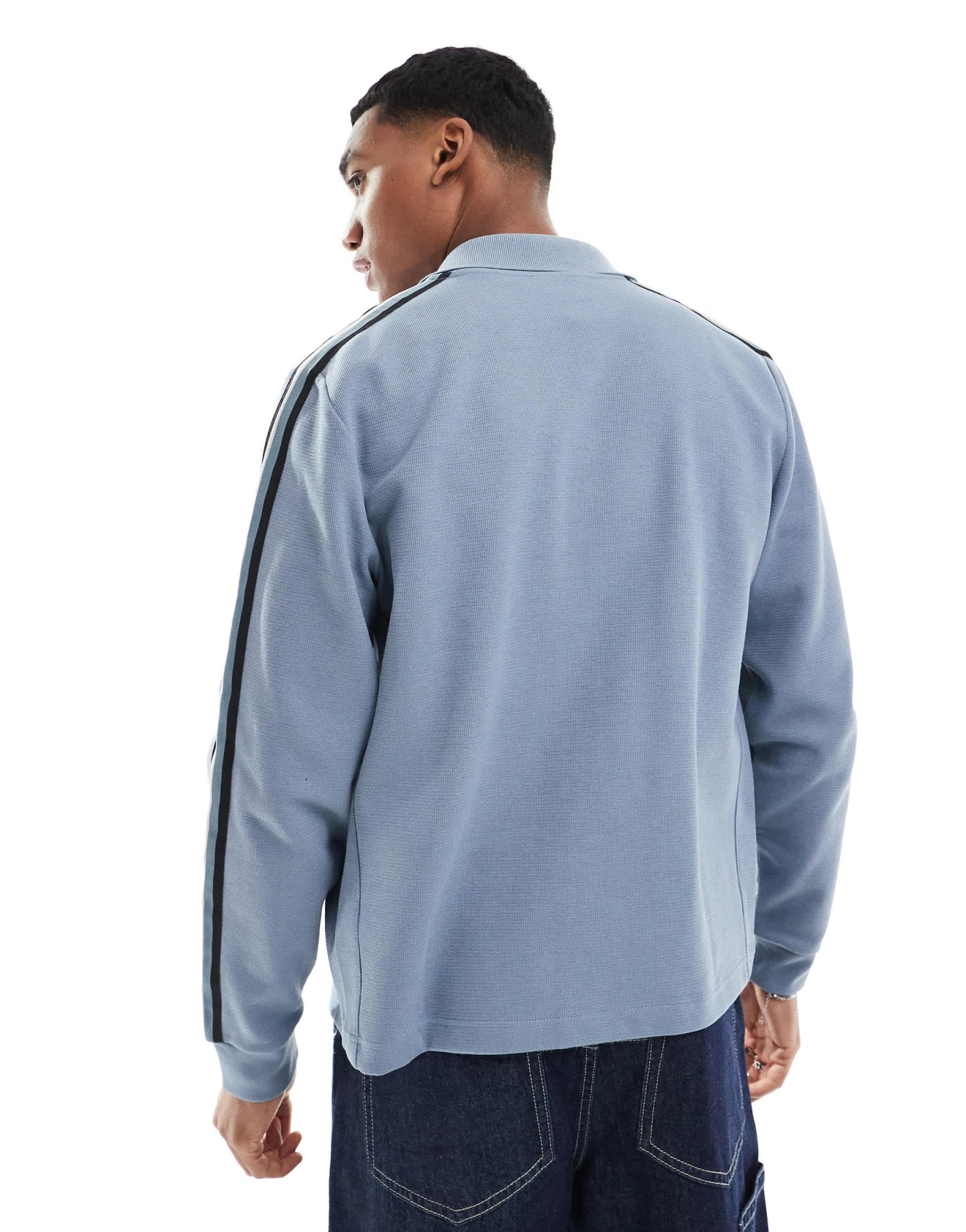 PS Paul Smith button through polo cardiagn in blue - ASOS Sample Sale EU Store