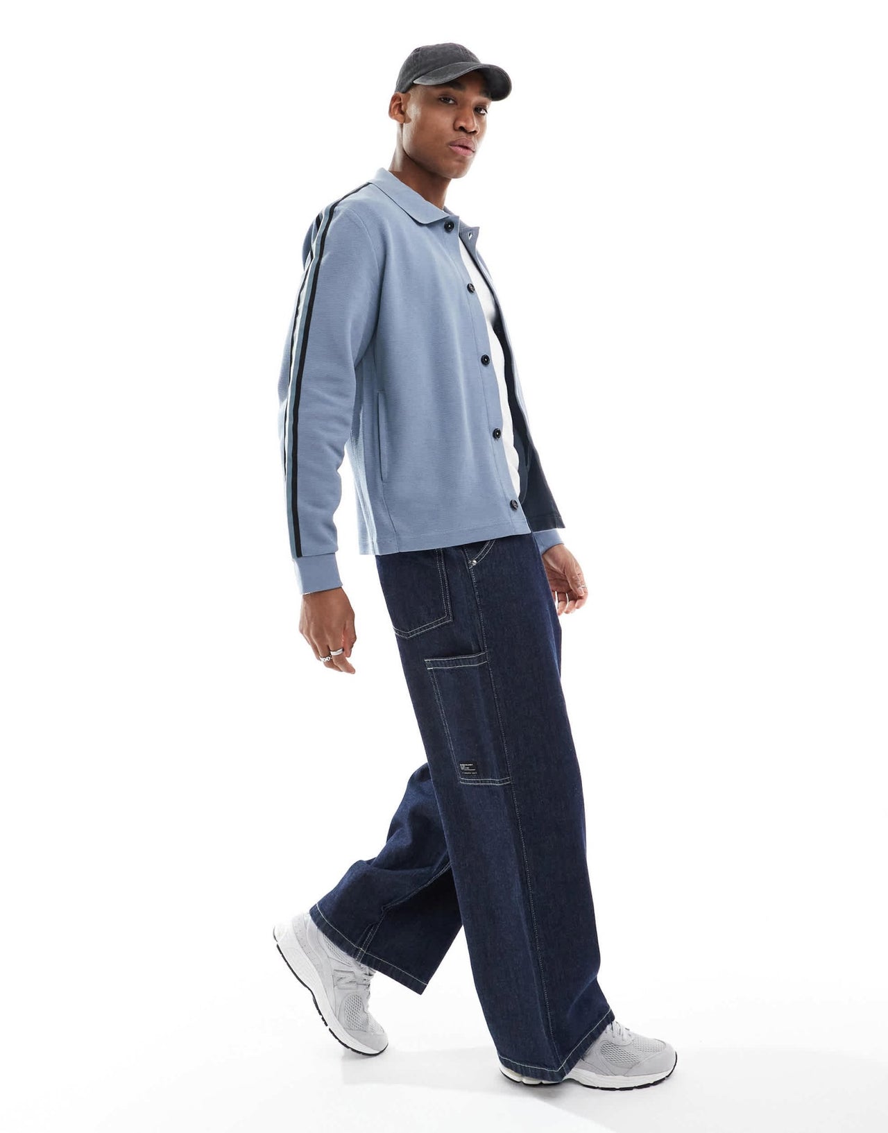 PS Paul Smith button through polo cardiagn in blue - ASOS Sample Sale EU Store