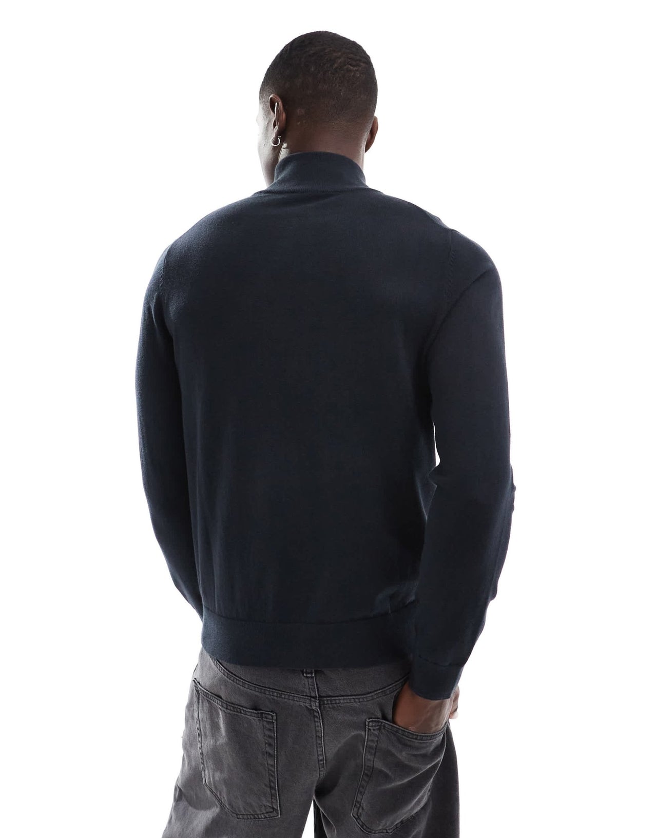 PS Paul Smith half zip jumper with icon logo in black - ASOS Sample Sale EU Store