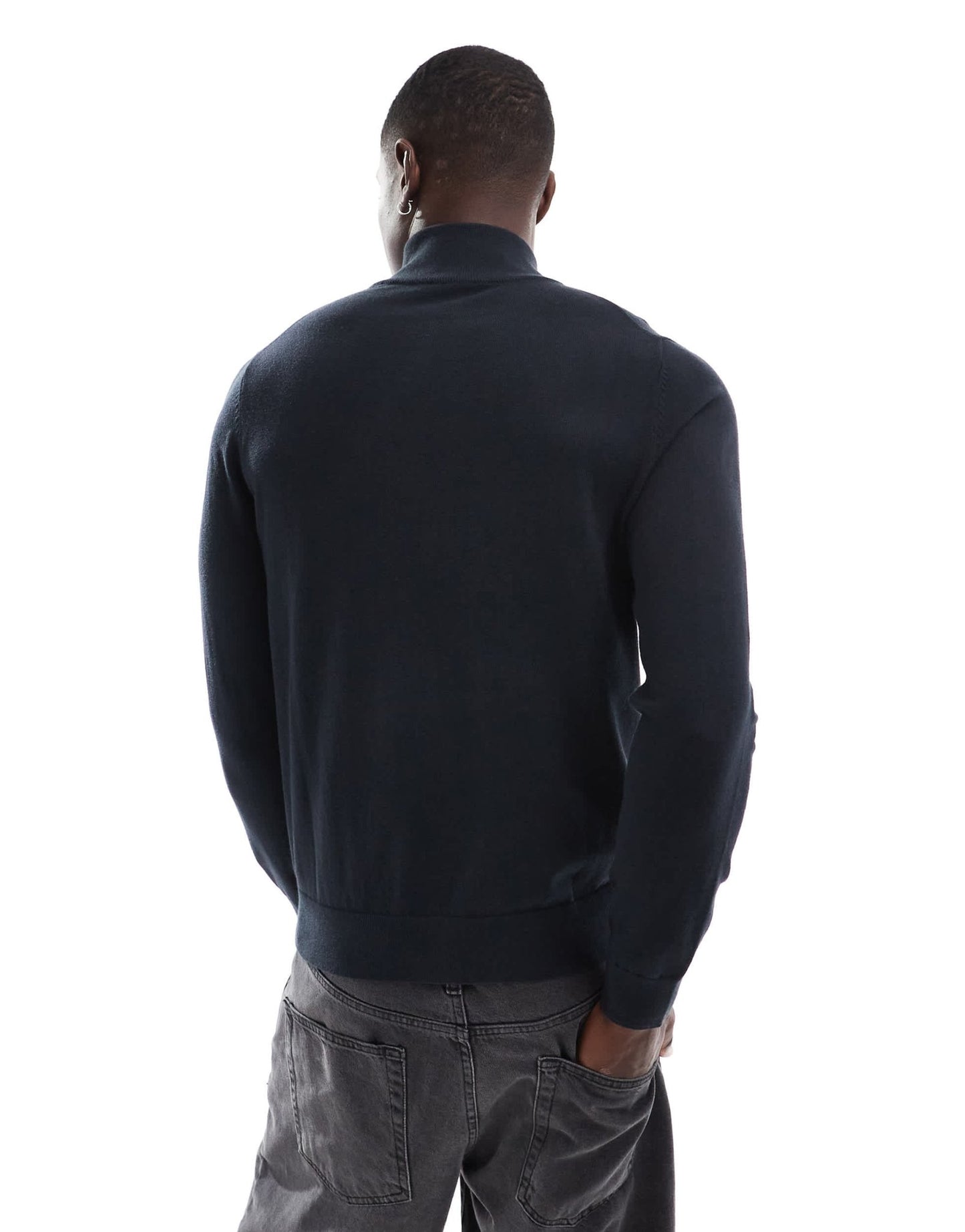 PS Paul Smith half zip jumper with icon logo in black - ASOS Sample Sale EU Store