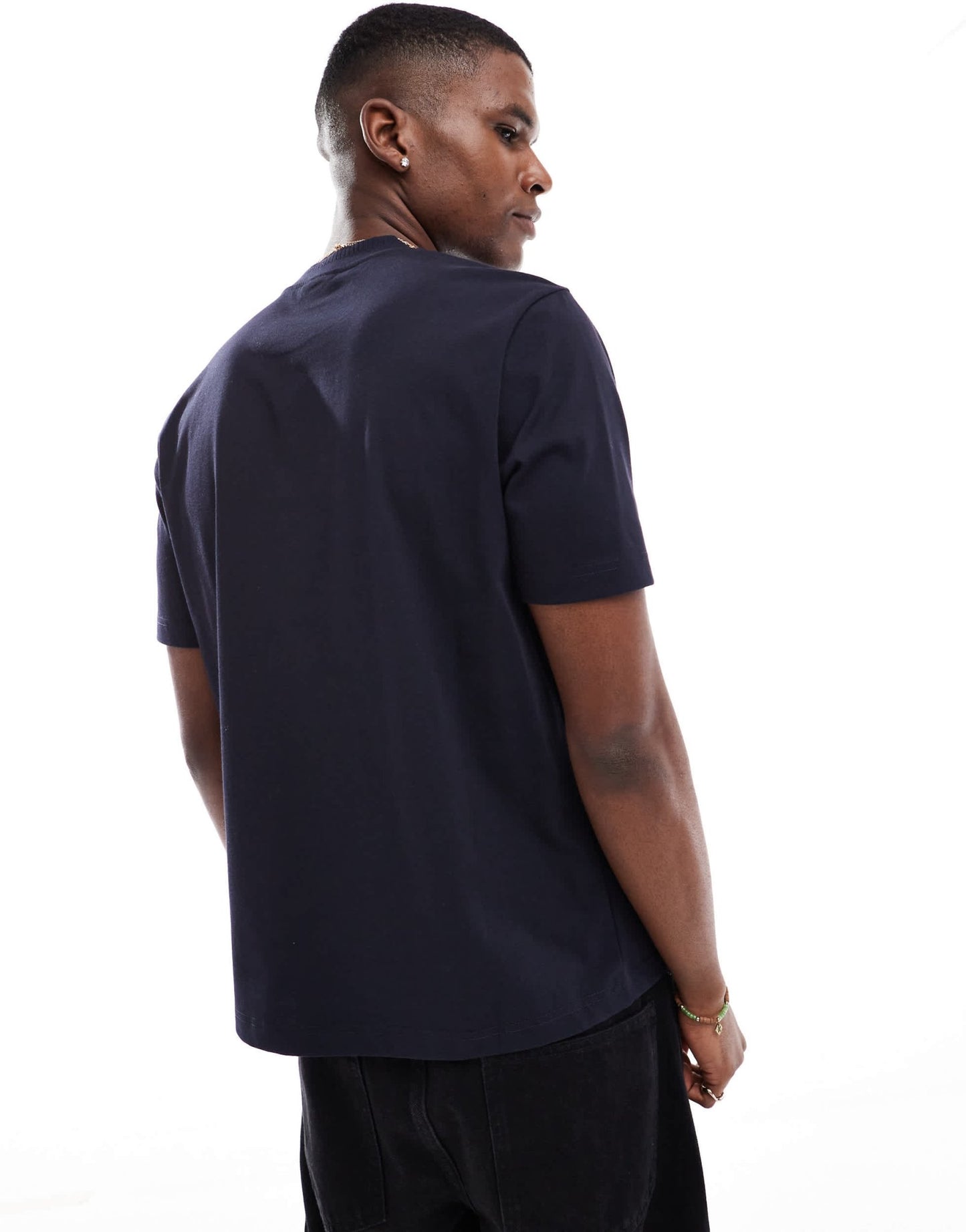 PS Paul Smith heavy weight t-shirt with logo in navy - ASOS Sample Sale EU Store