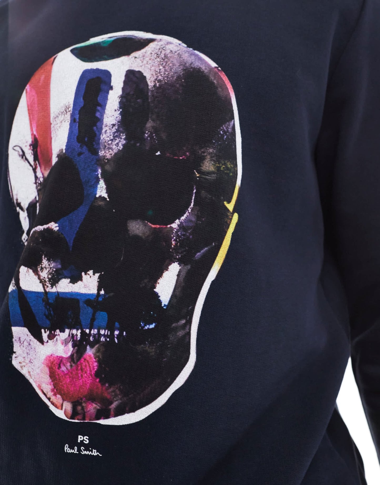 PS Paul Smith regualr fit sweatshirt with skull print in navy - ASOS Sample Sale EU Store
