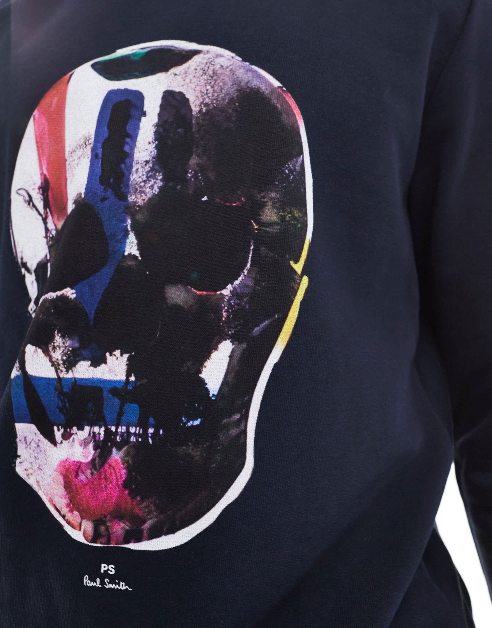 PS Paul Smith regualr fit sweatshirt with skull print in navy - ASOS Sample Sale EU Store