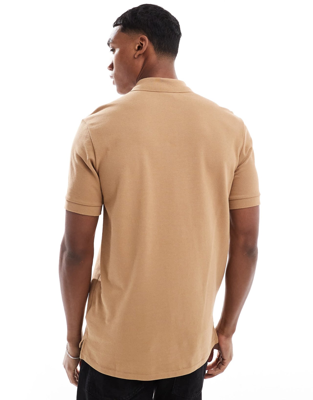 PS Paul Smith regular fit icon logo short sleeve polo in tan - ASOS Sample Sale EU Store