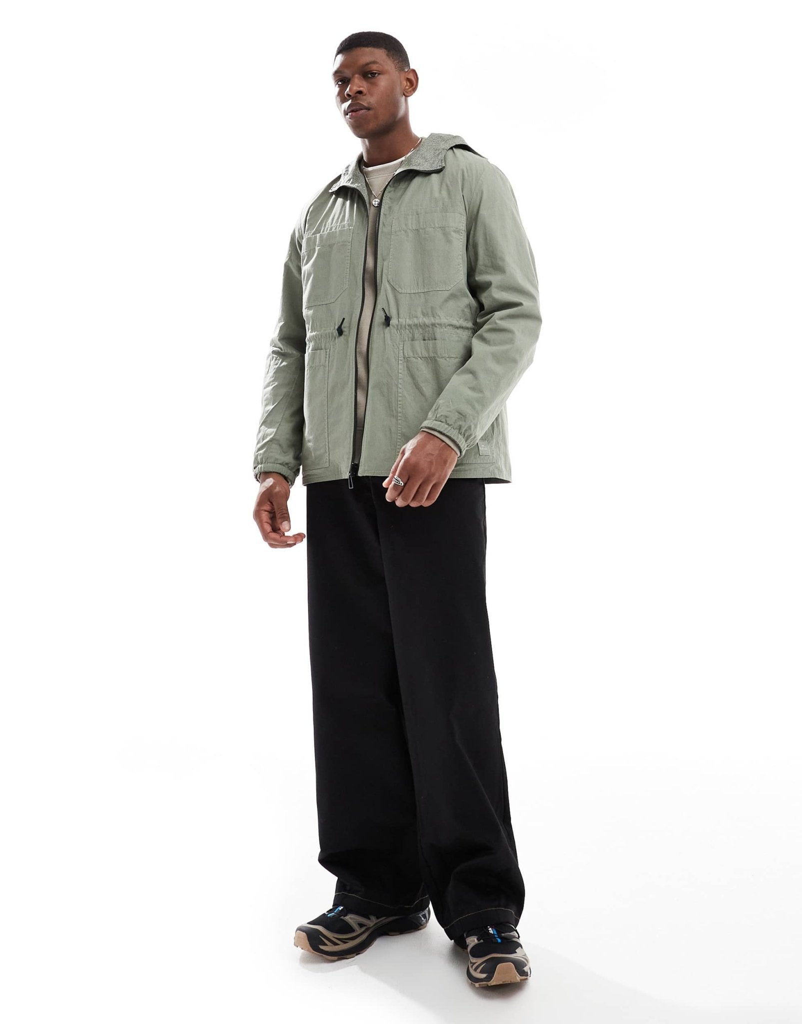 PS Paul Smith reversible hooded jacket in green print - ASOS Sample Sale EU Store