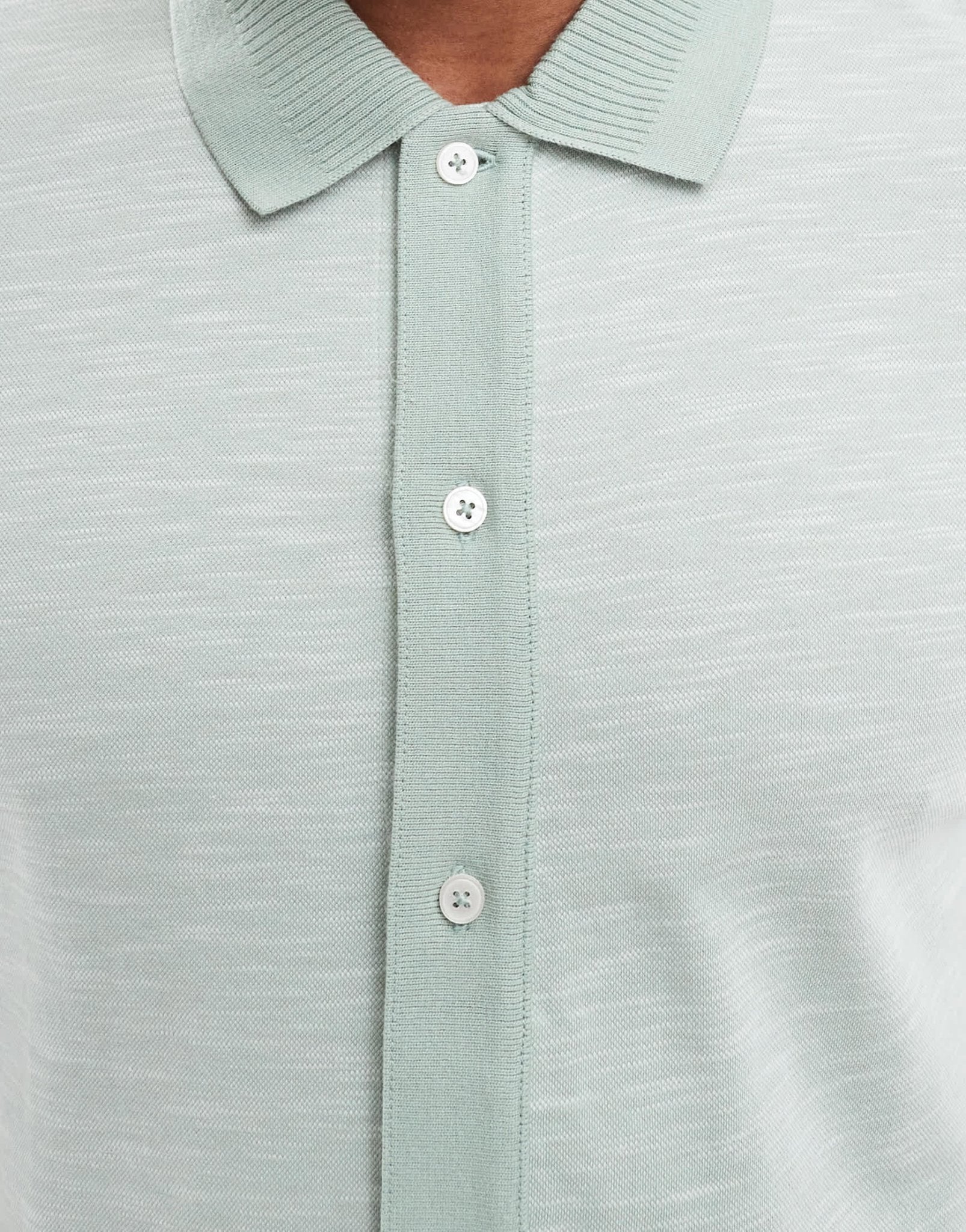 PS Paul Smith short sleeve button through polo shirt in light green - ASOS Sample Sale EU Store