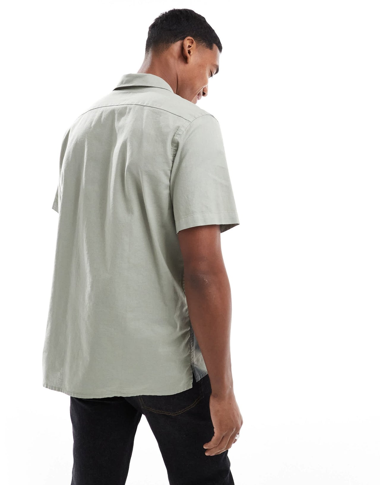 PS Paul Smith short sleeve shadow print shirt in green - ASOS Sample Sale EU Store