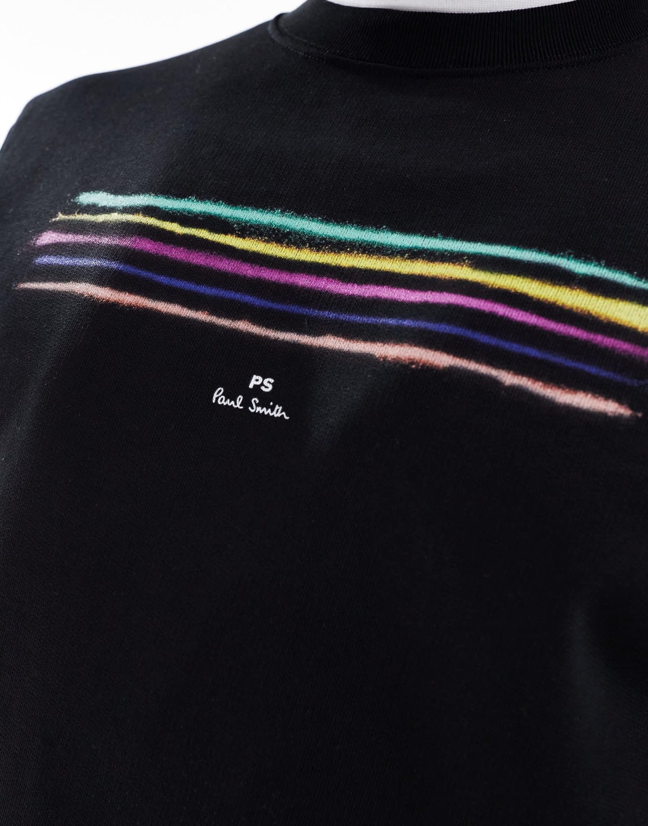 PS Paul Smith sweatshirt with rainbow logo in black - ASOS Sample Sale EU Store
