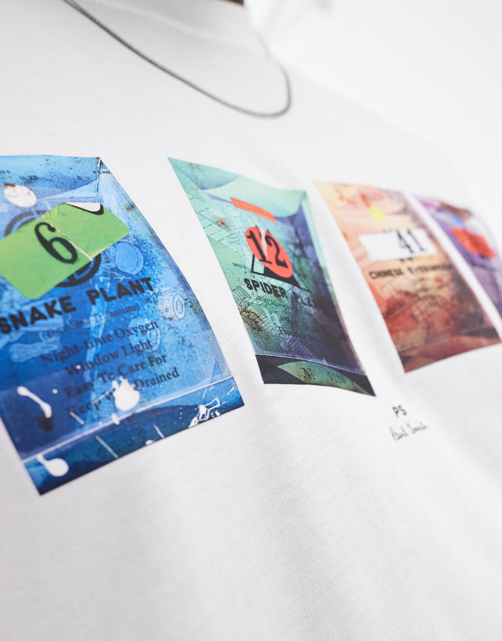 PS Paul Smith t-shirt with cards print in white - ASOS Sample Sale EU Store