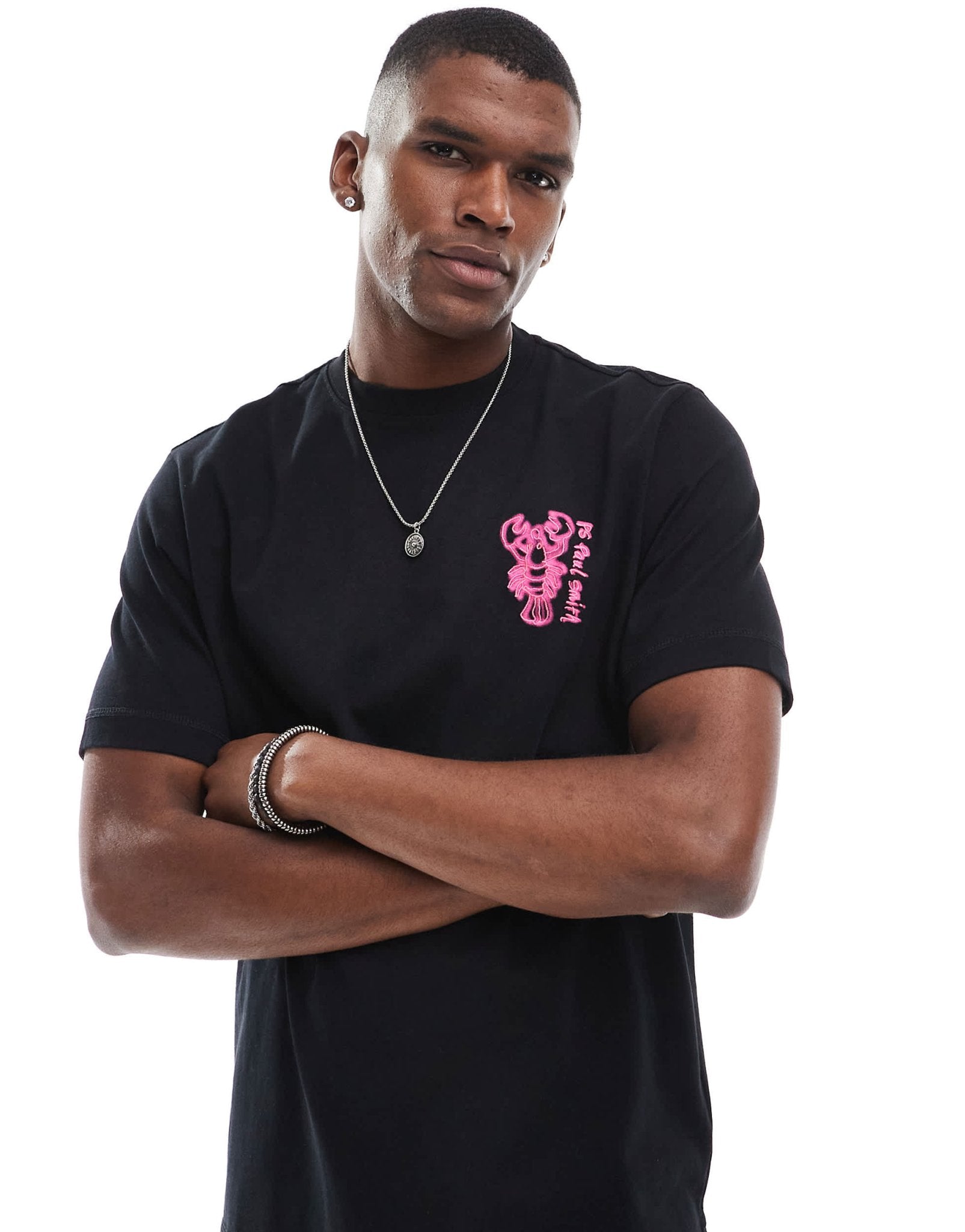 PS Paul Smith t-shirt with lobster print in black - ASOS Sample Sale EU Store
