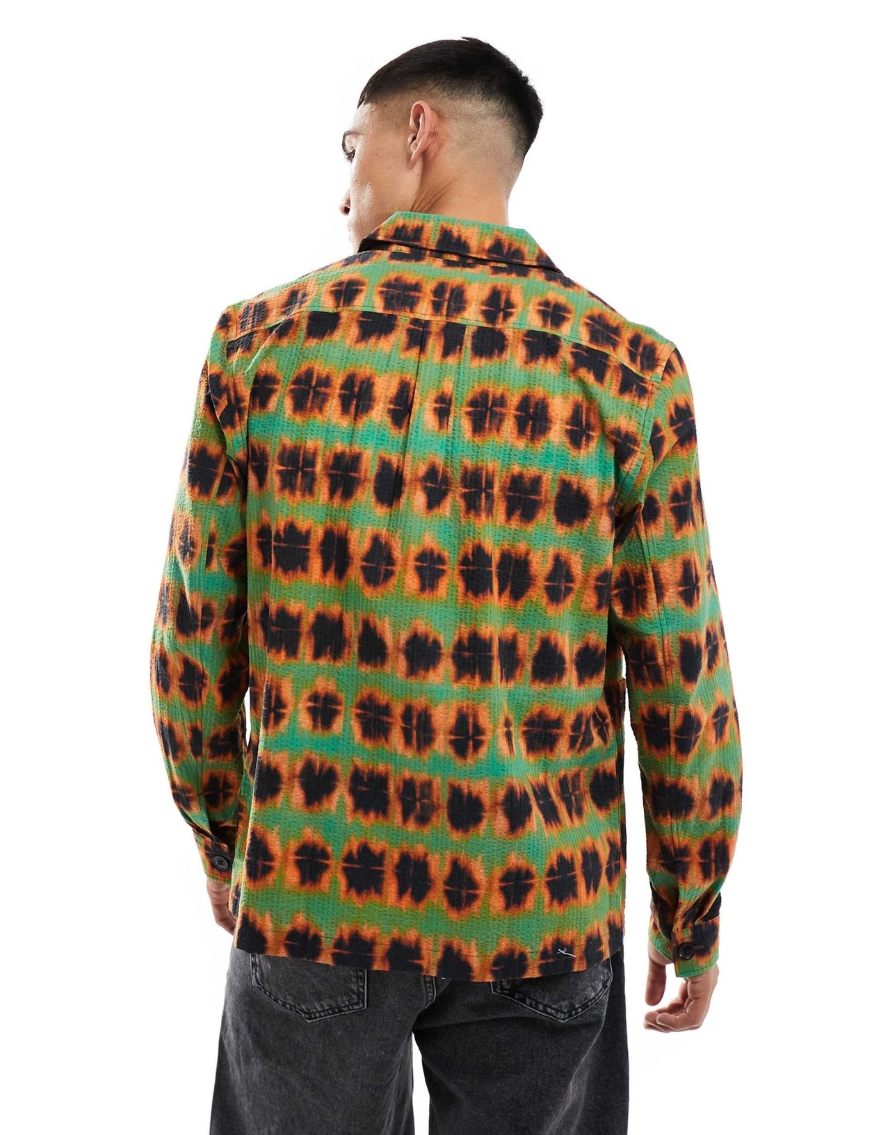 PS Paul Smith tie - dye overshirt in green CO ORD - ASOS Sample Sale EU Store