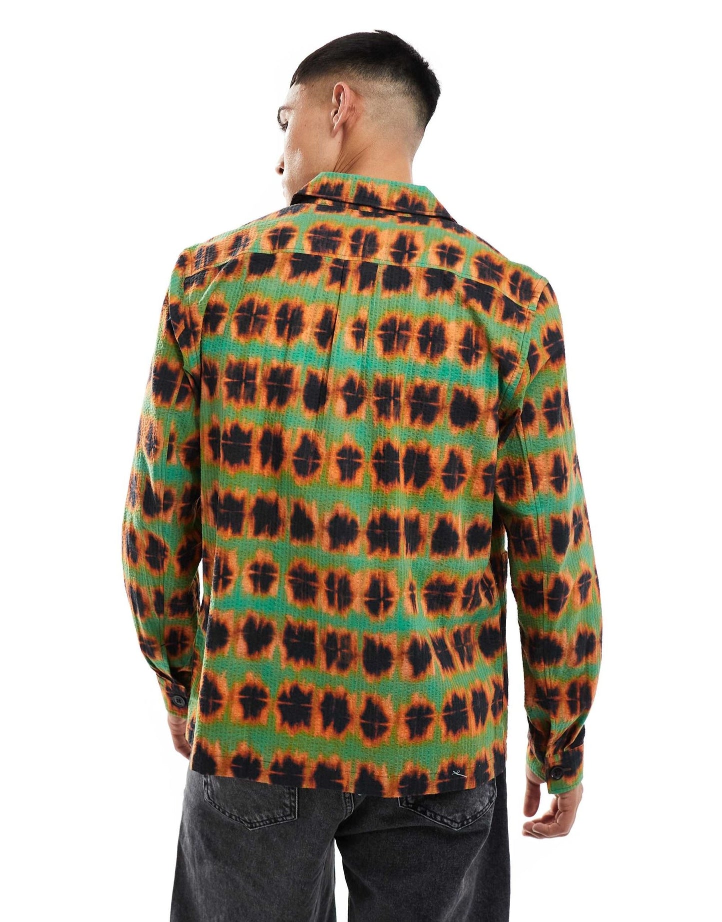 PS Paul Smith tie - dye overshirt in green CO ORD - ASOS Sample Sale EU Store