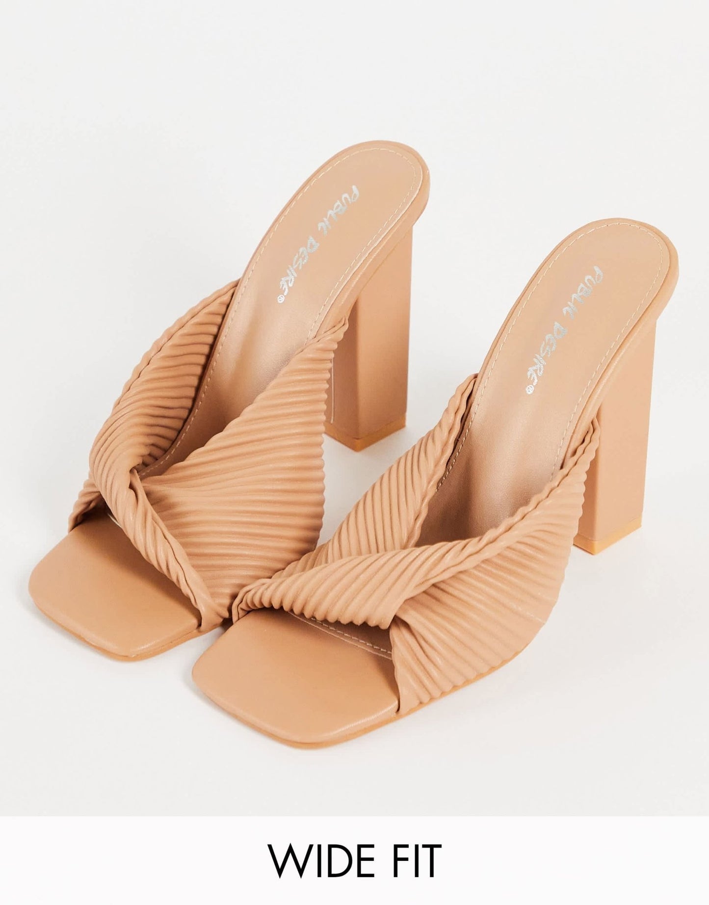 Public Desire Wide Fit Beachbabe flatform sandals in neon pink - ASOS Sample Sale EU Store