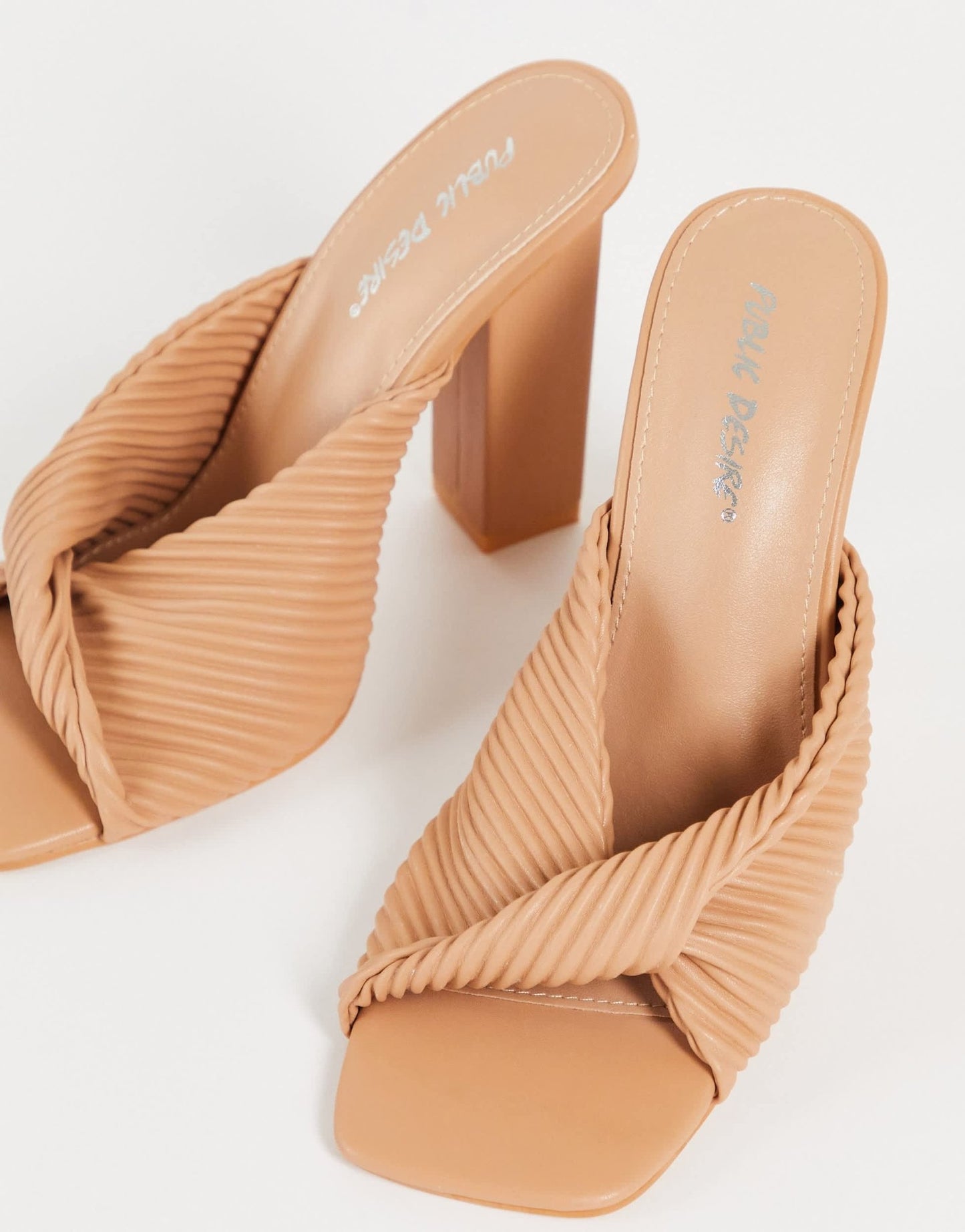 Public Desire Wide Fit Beachbabe flatform sandals in neon pink - ASOS Sample Sale EU Store