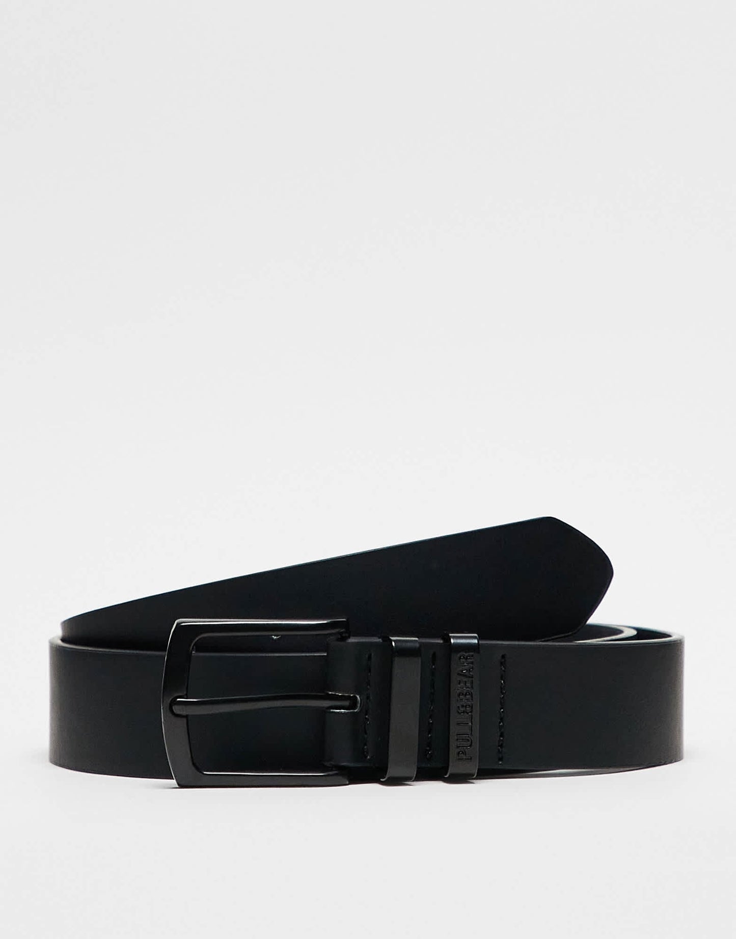 Pull&Bear faux leather belt in black - ASOS Sample Sale EU Store