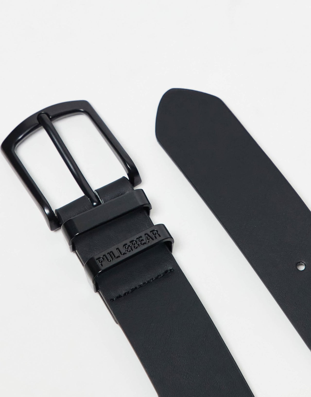Pull&Bear faux leather belt in black - ASOS Sample Sale EU Store