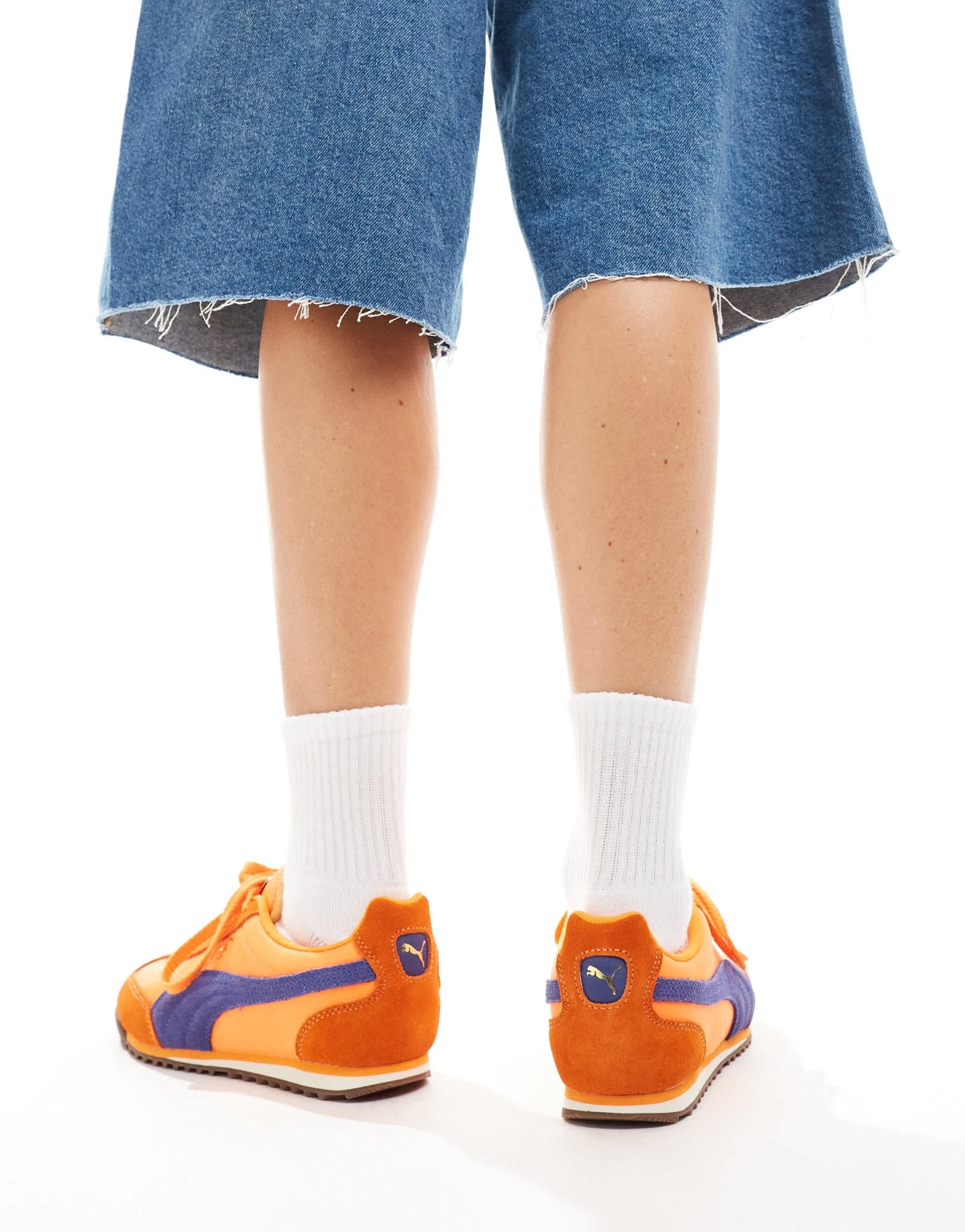 Puma Arizona Nylon trainers in orange and blue - ASOS Sample Sale EU Store