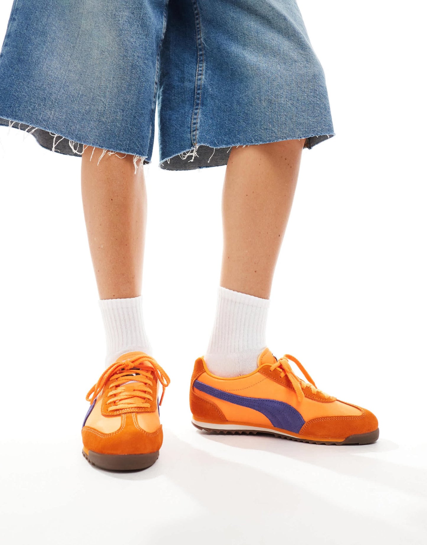 Puma Arizona Nylon trainers in orange and blue - ASOS Sample Sale EU Store