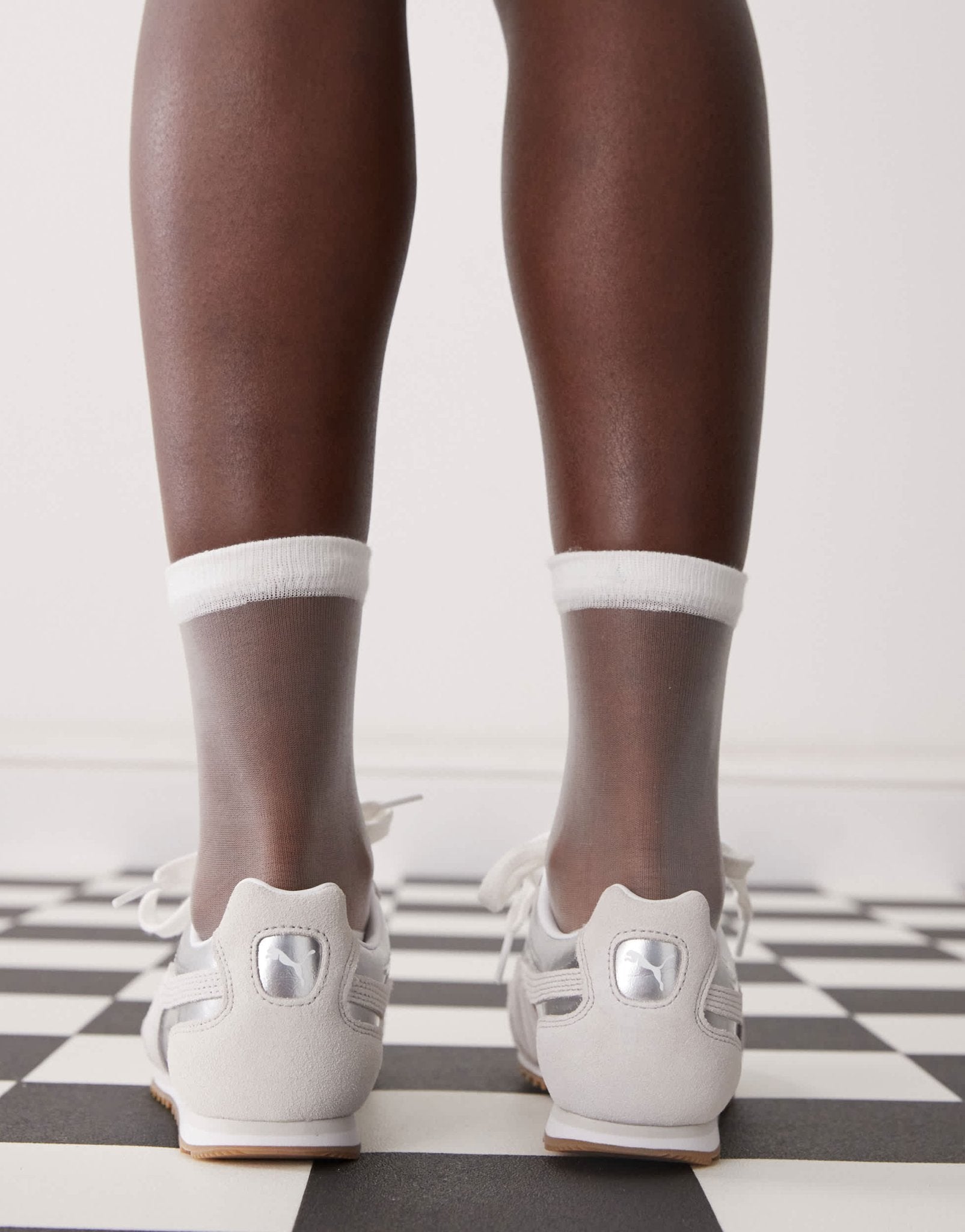 Puma Arizona trainers in metallic silver - ASOS Sample Sale EU Store