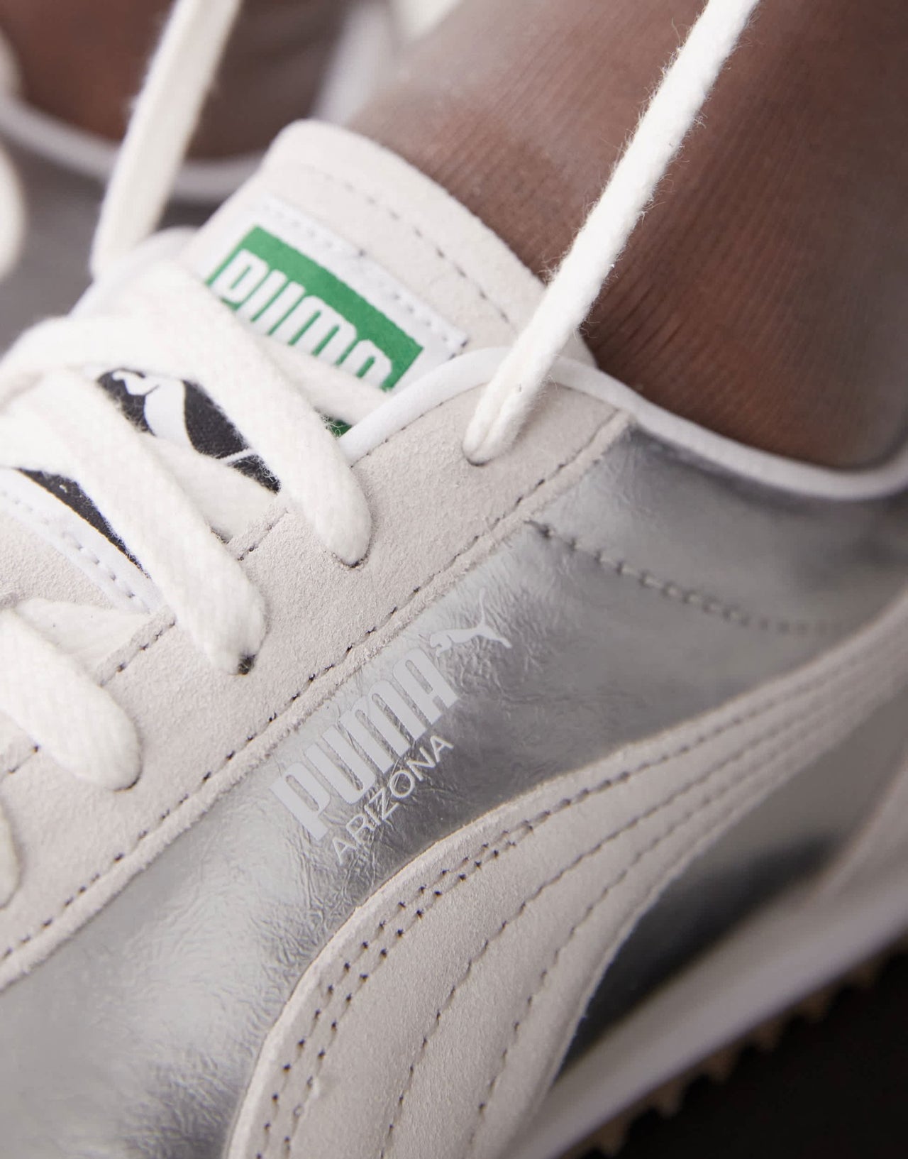 Puma Arizona trainers in metallic silver - ASOS Sample Sale EU Store