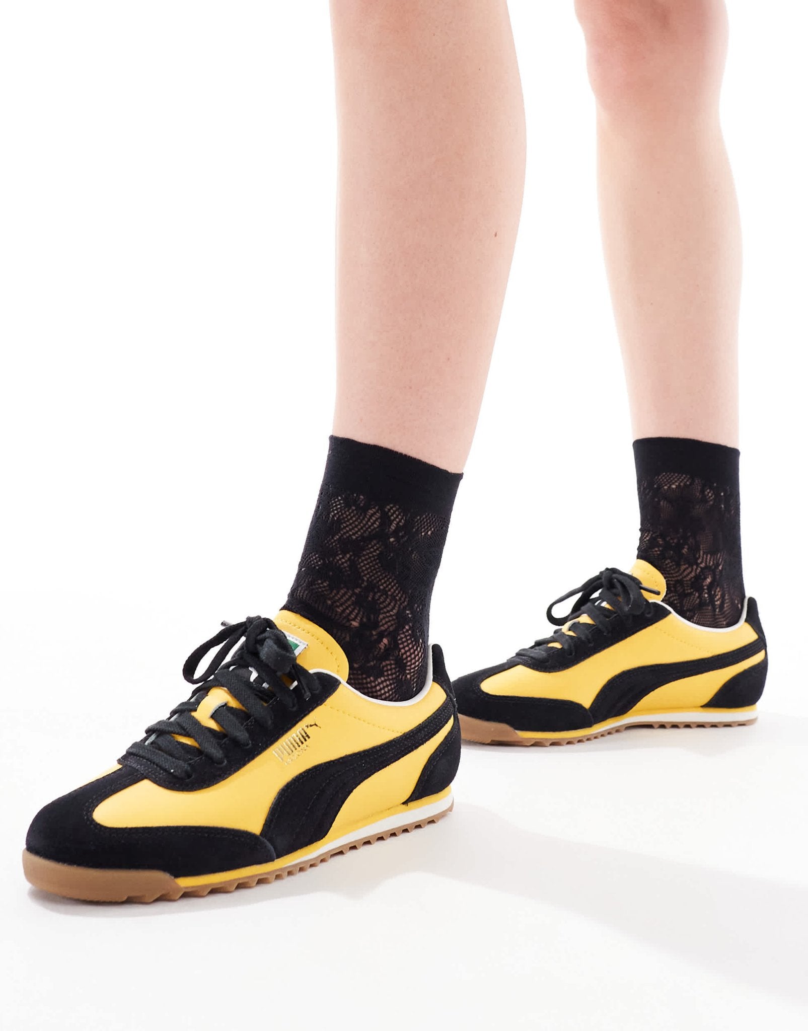 Puma Arizona trainers in yellow & black - ASOS Sample Sale EU Store