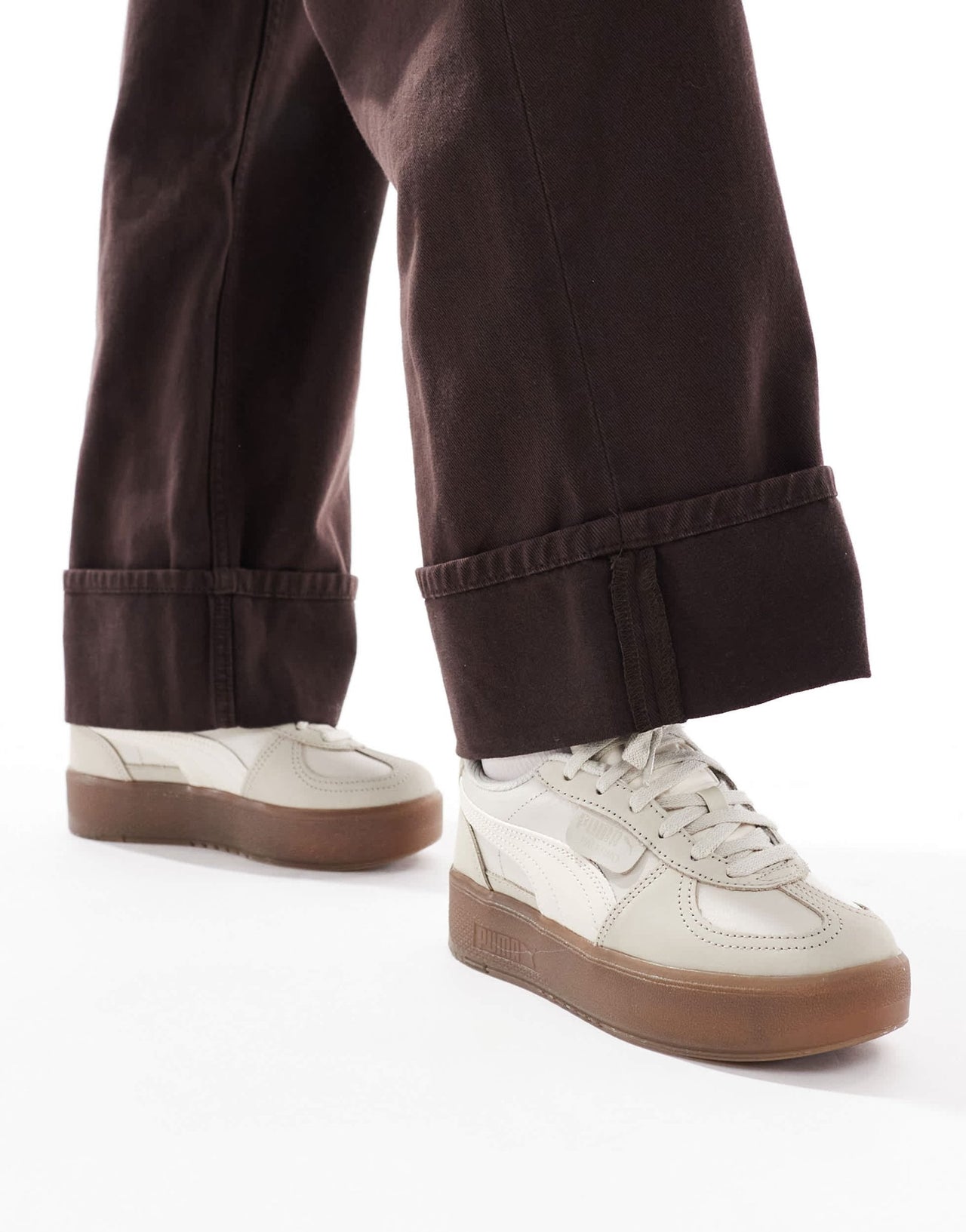 Puma Palermo Eleveta trainers in light khaki - ASOS Sample Sale EU Store