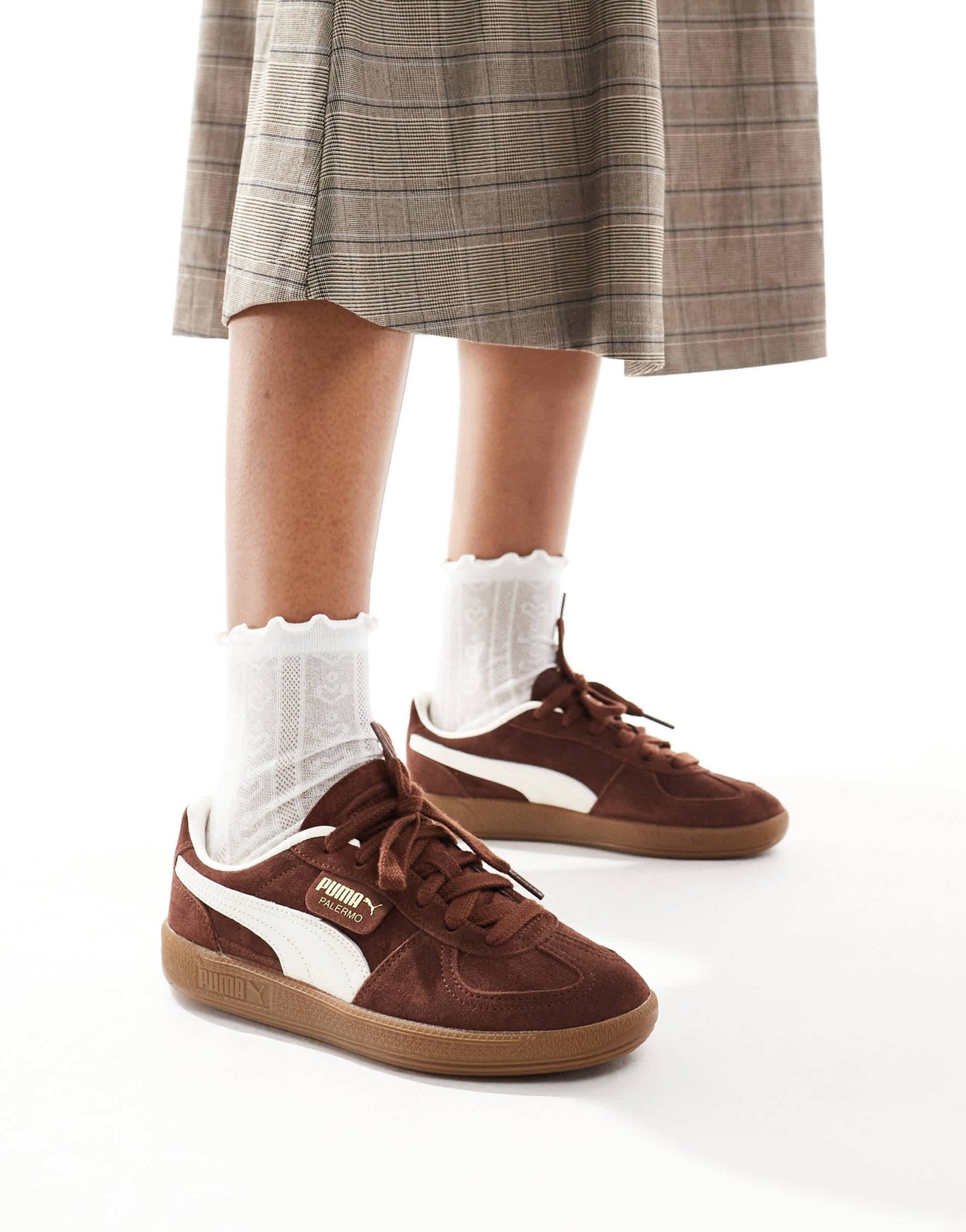 Puma Palermo trainers in brown - ASOS Sample Sale EU Store