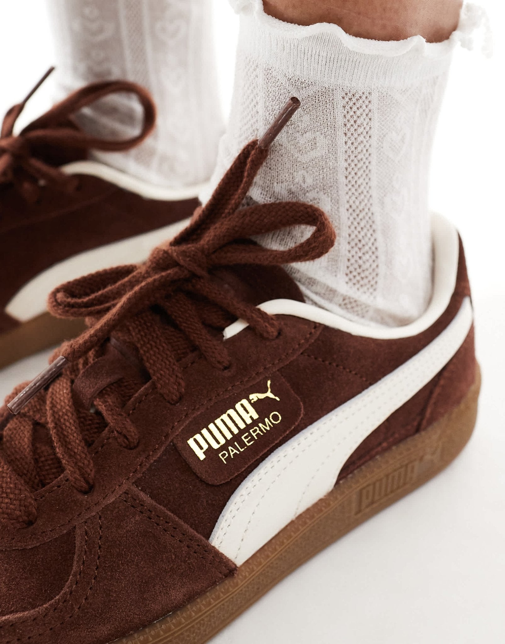 Puma Palermo trainers in brown - ASOS Sample Sale EU Store