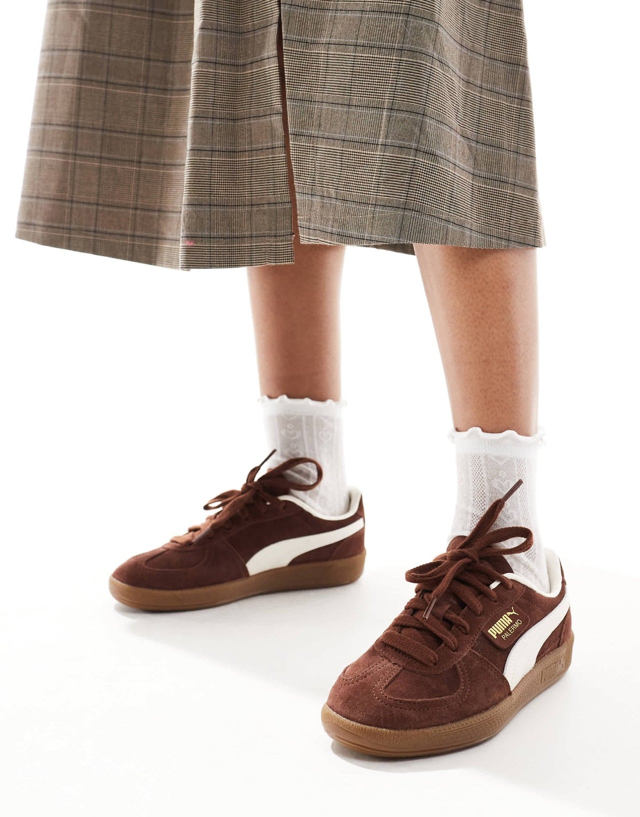Puma Palermo trainers in brown - ASOS Sample Sale EU Store