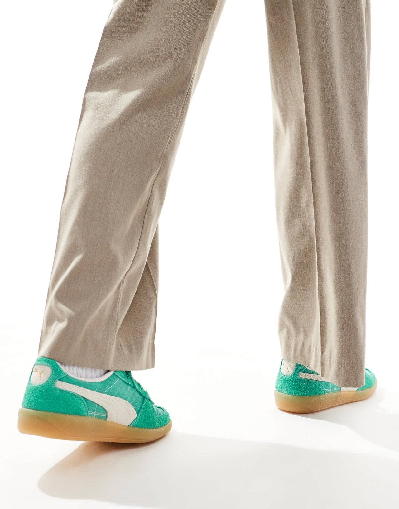 Puma Palermo Vintage trainers in green - ASOS Sample Sale EU Store