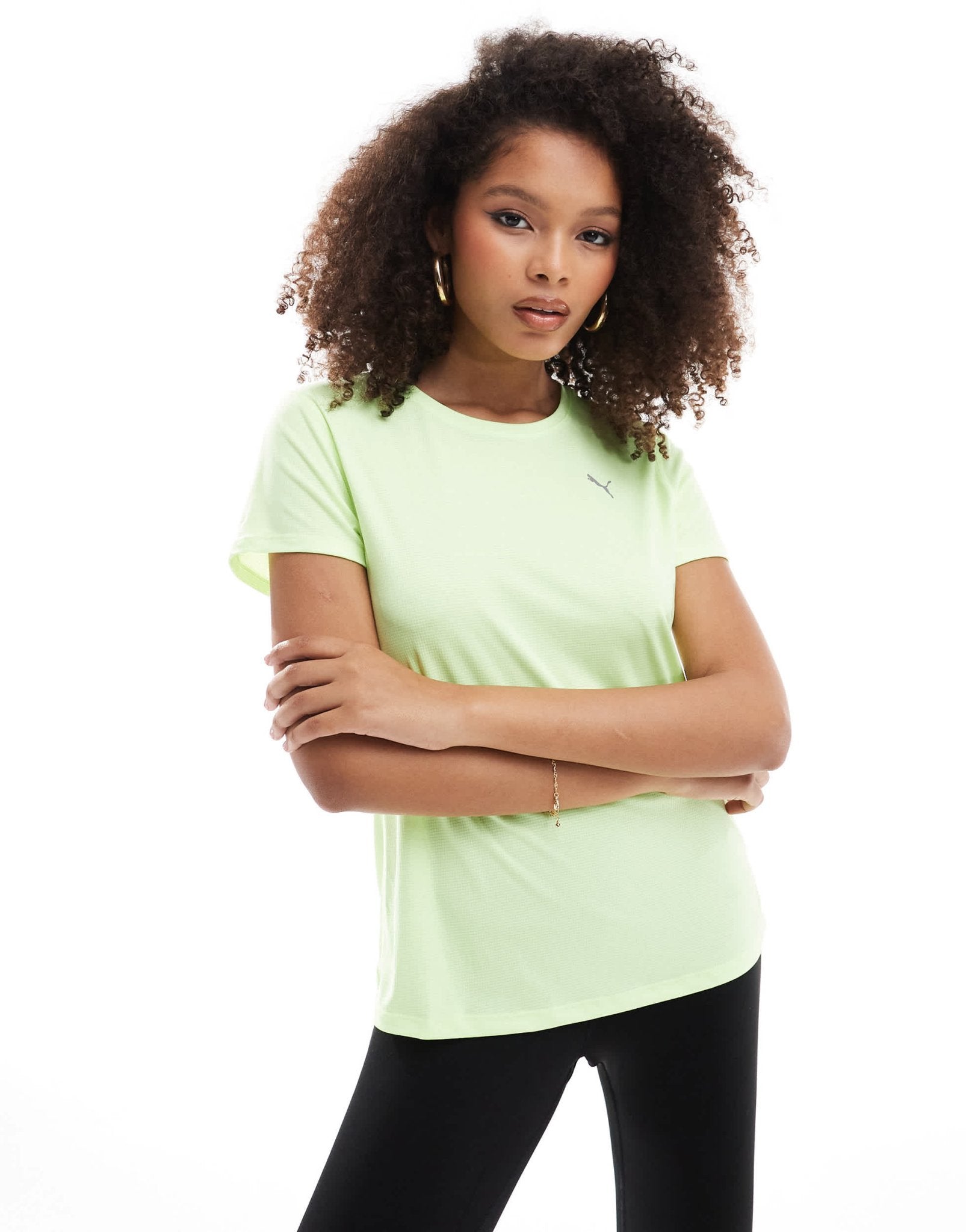 Puma run Favourite t-shirt in neon green - ASOS Sample Sale EU Store