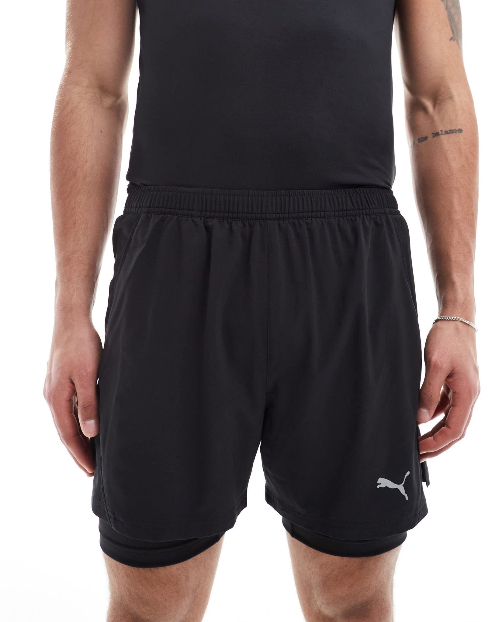 Puma Run Velocity 2 in 1 shorts in black - ASOS Sample Sale EU Store
