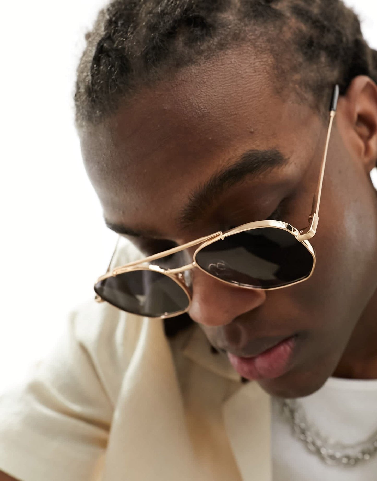 Quay locals only round aviator sunglasses in black polarised - ASOS Sample Sale EU Store