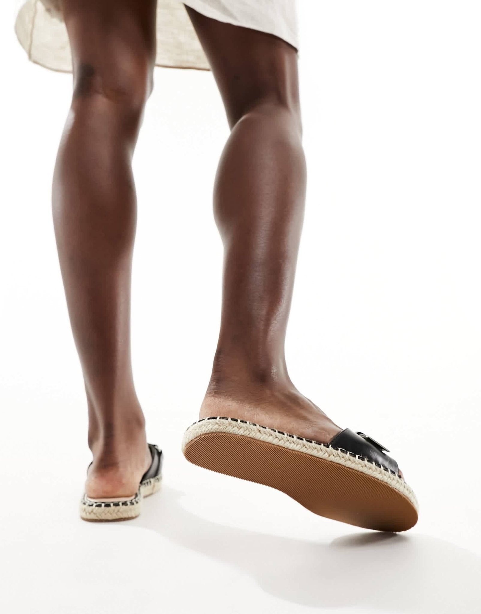 RAID Ruheen flat espadrille sandals in black - ASOS Sample Sale EU Store